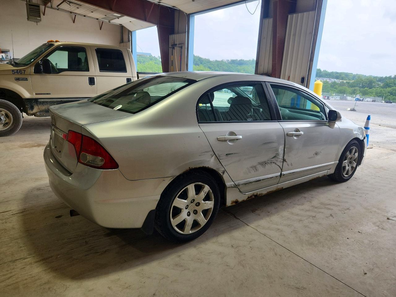 2010 Honda Civic Lx Silver vin: 2HGFA1F51AH319163