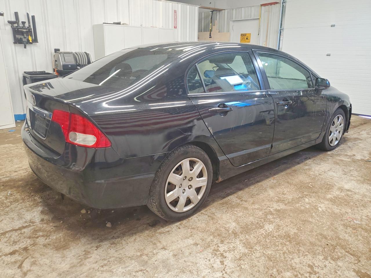 2010 Honda Civic Lx Black vin: 2HGFA1F51AH322127