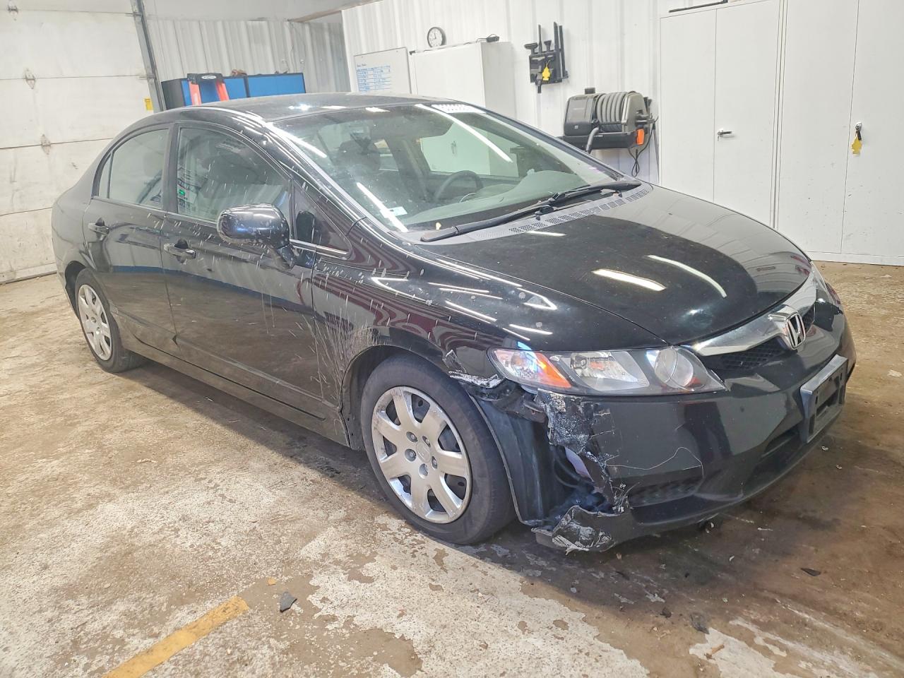 2010 Honda Civic Lx Black vin: 2HGFA1F51AH322127