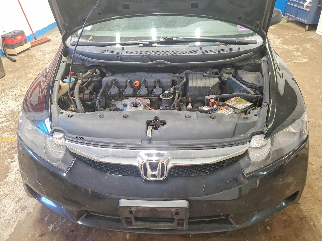 2010 Honda Civic Lx Black vin: 2HGFA1F51AH322127