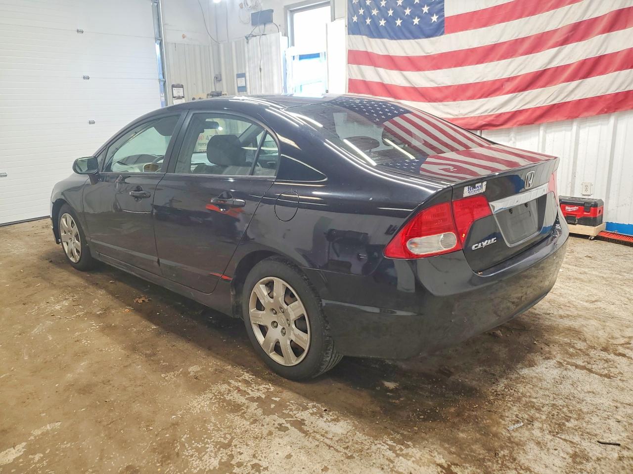 2010 Honda Civic Lx Black vin: 2HGFA1F51AH322127