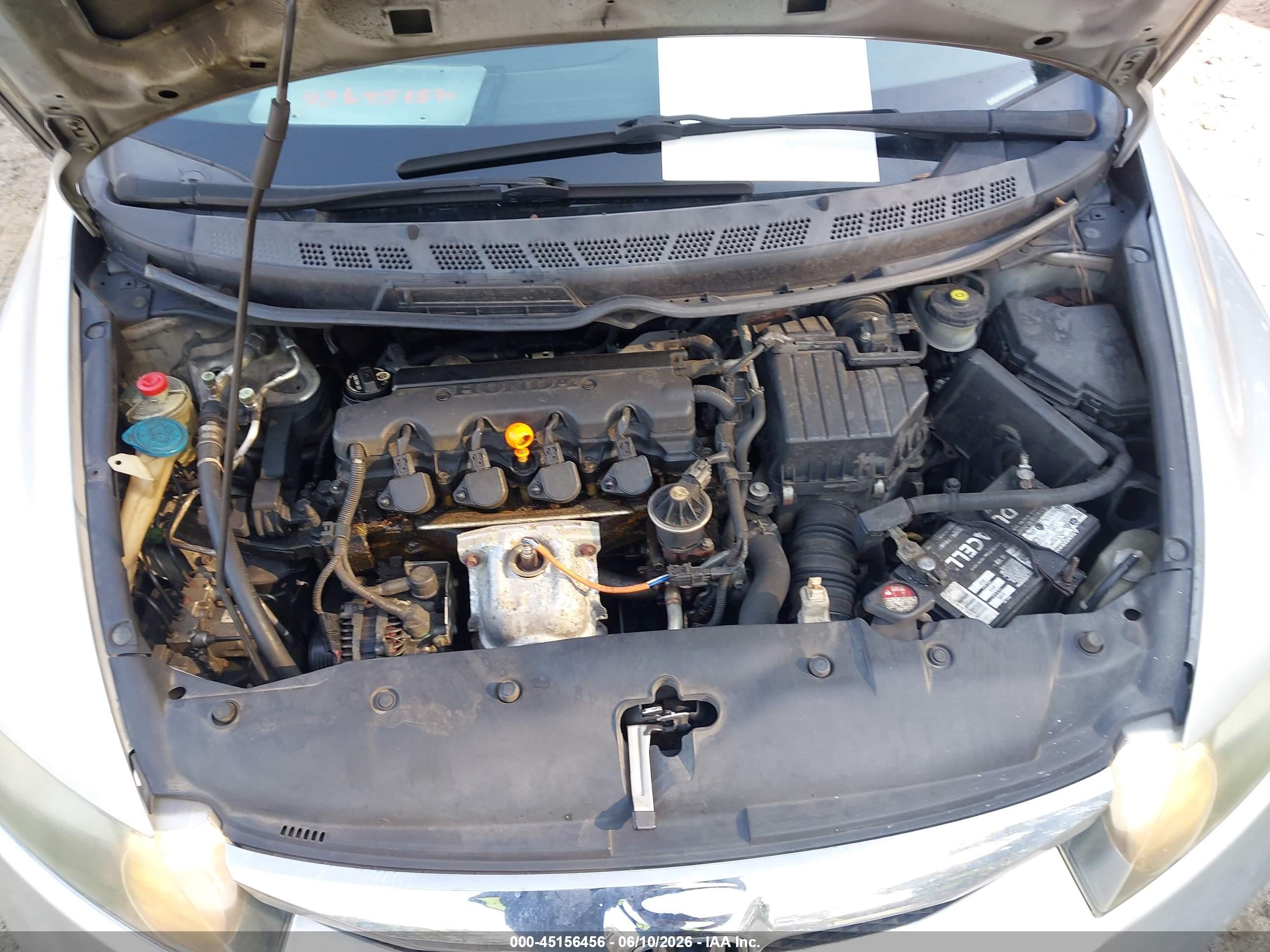 2010 Honda Civic Lx Silver vin: 2HGFA1F51AH328381