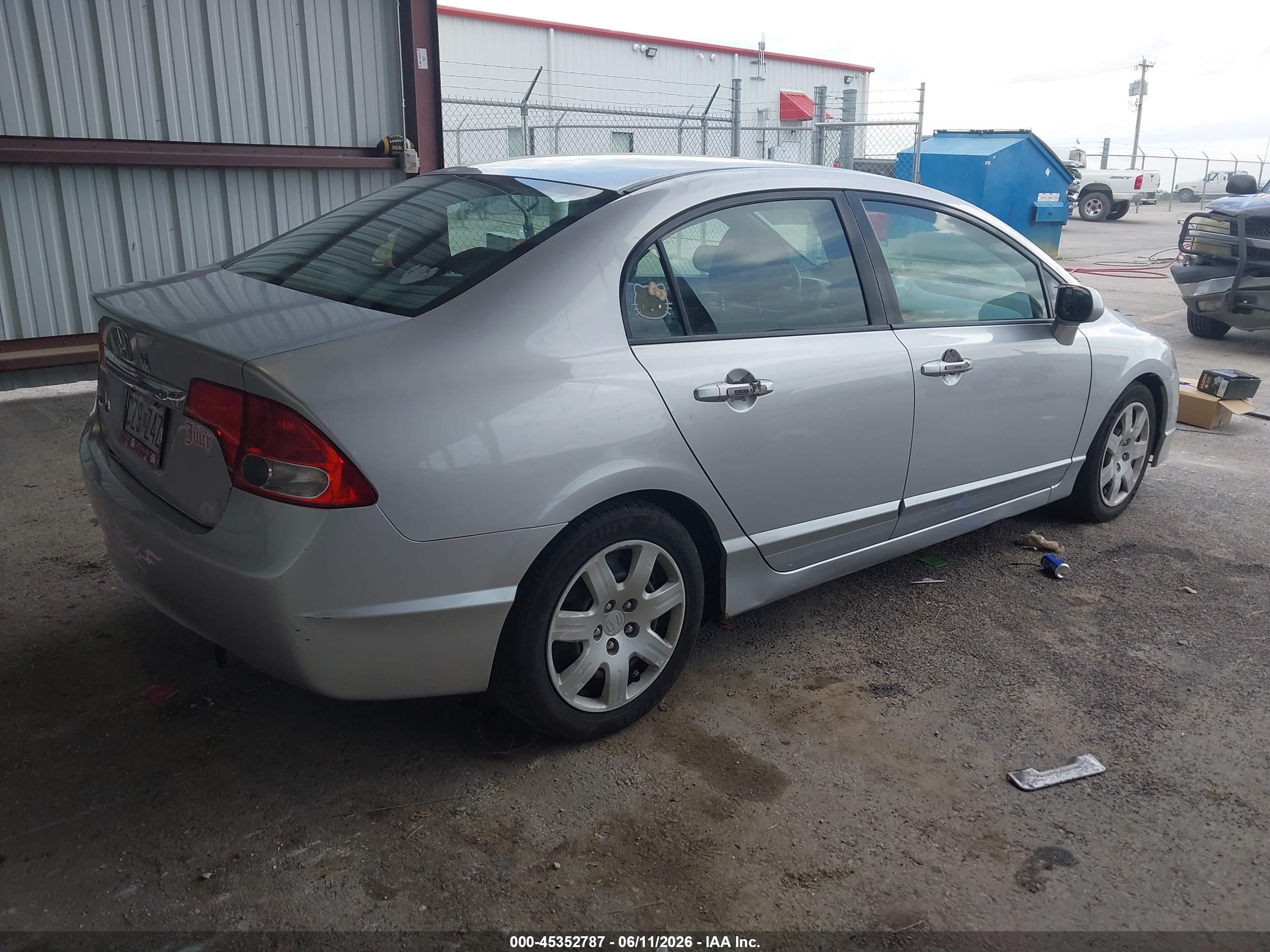 2010 Honda Civic Lx Silver vin: 2HGFA1F51AH329983