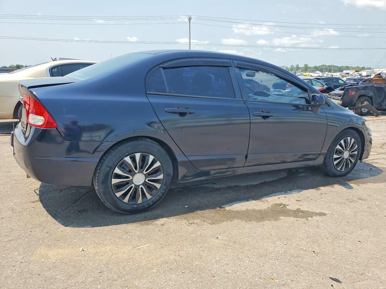 2010 Honda Civic Lx Blue vin: 2HGFA1F51AH519802