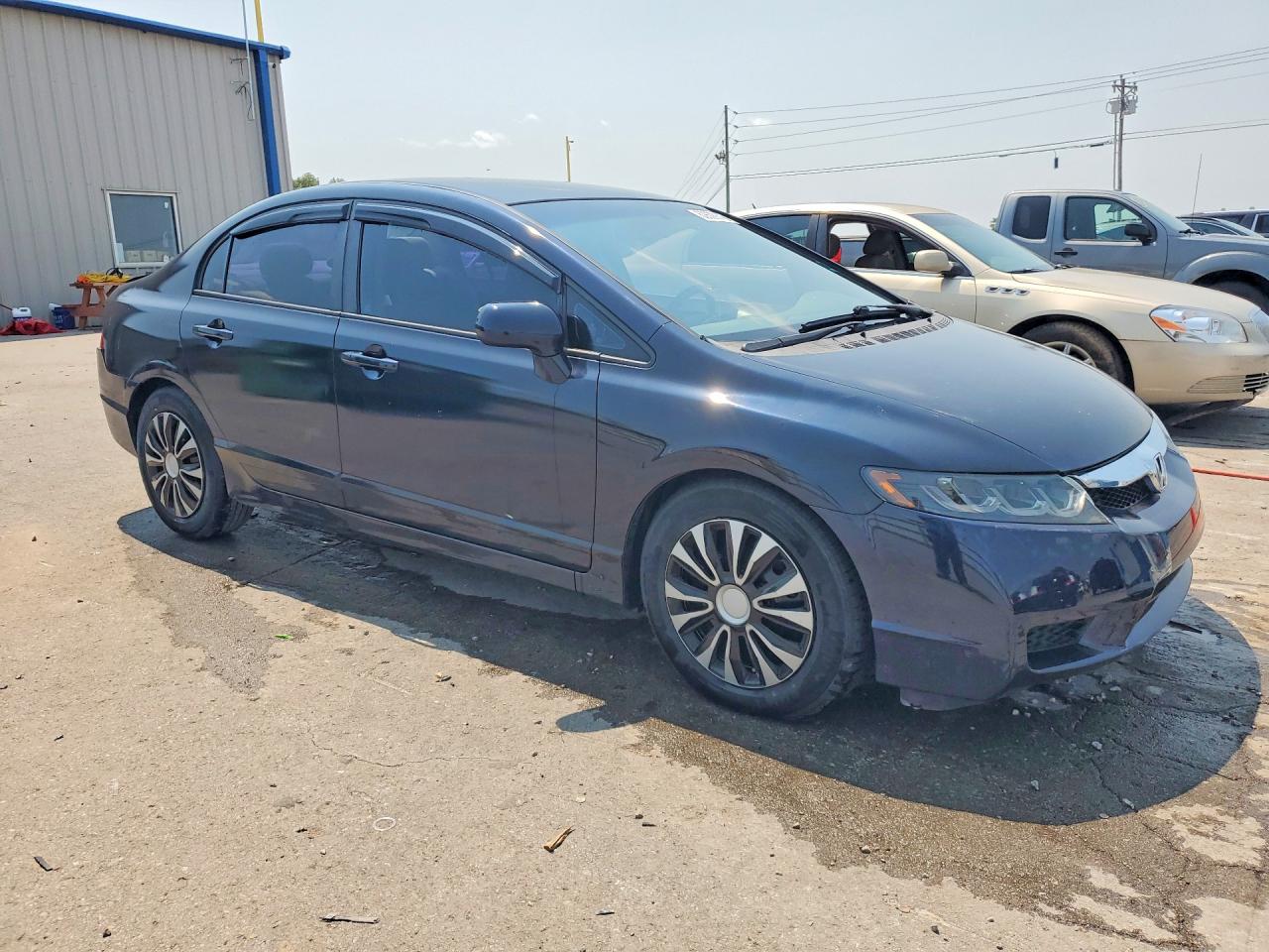 2010 Honda Civic Lx Blue vin: 2HGFA1F51AH519802