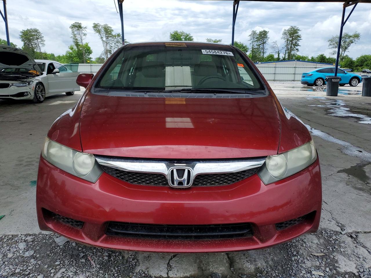 2010 Honda Civic Lx Красный vin: 2HGFA1F51AH525406