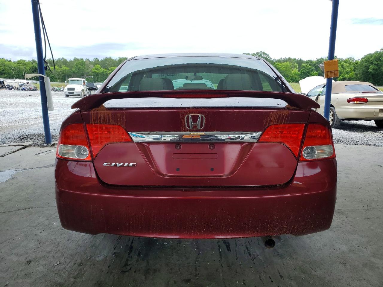 2010 Honda Civic Lx Красный vin: 2HGFA1F51AH525406