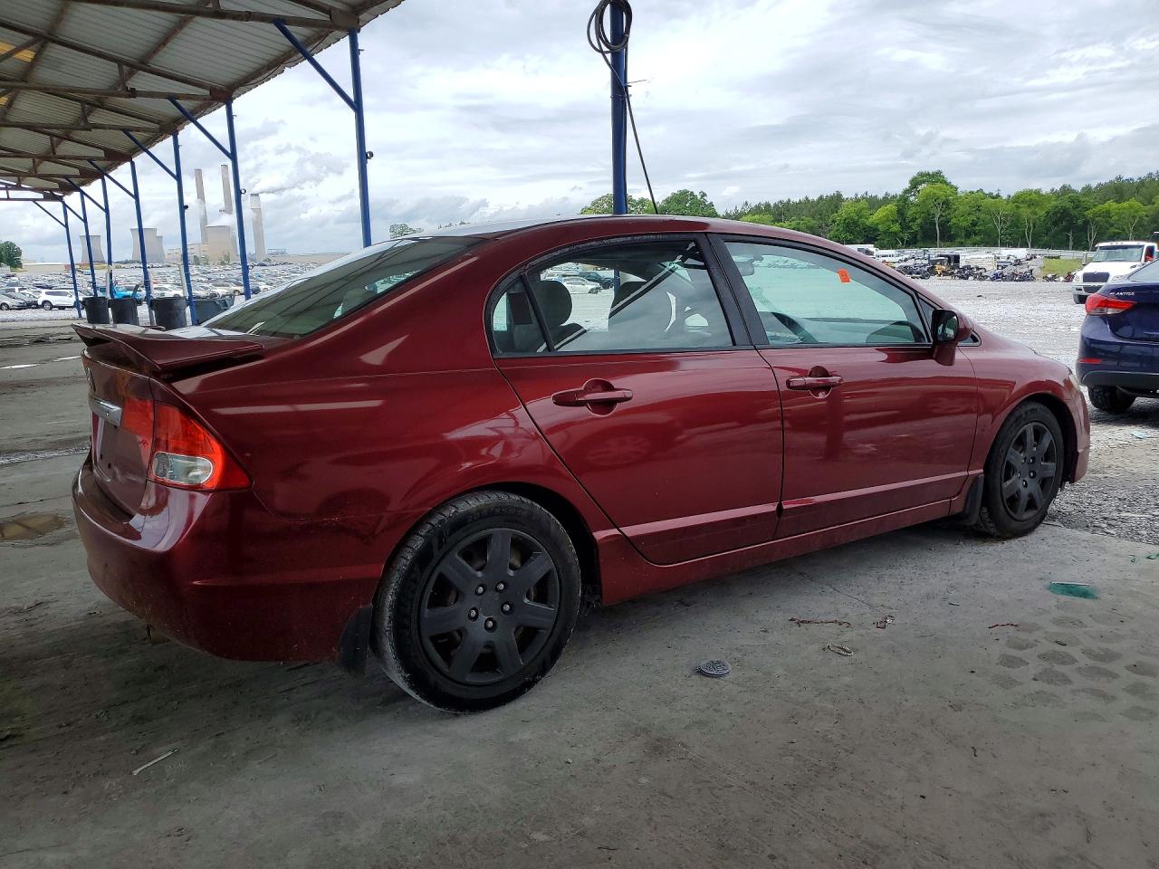 2010 Honda Civic Lx Красный vin: 2HGFA1F51AH525406