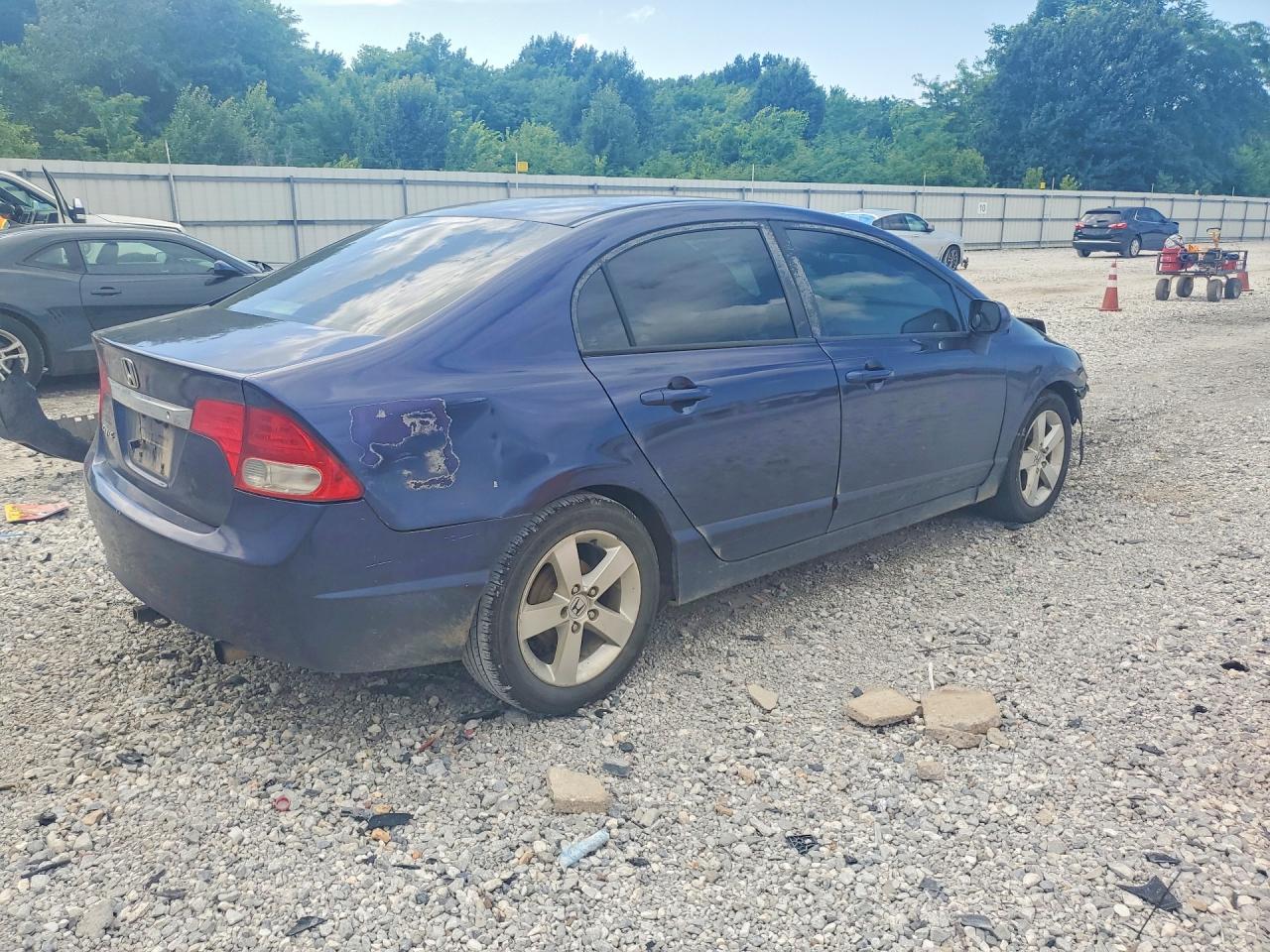 2010 Honda Civic Lx Blue vin: 2HGFA1F51AH529651
