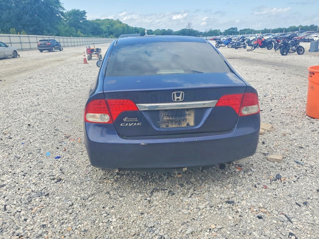 2010 Honda Civic Lx Blue vin: 2HGFA1F51AH529651