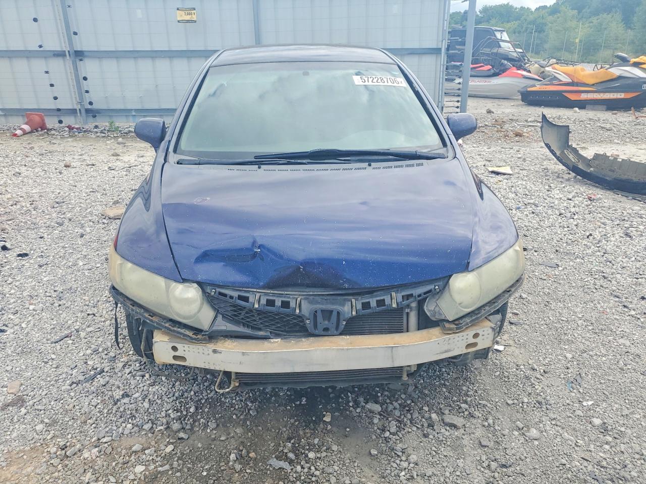 2010 Honda Civic Lx Blue vin: 2HGFA1F51AH529651