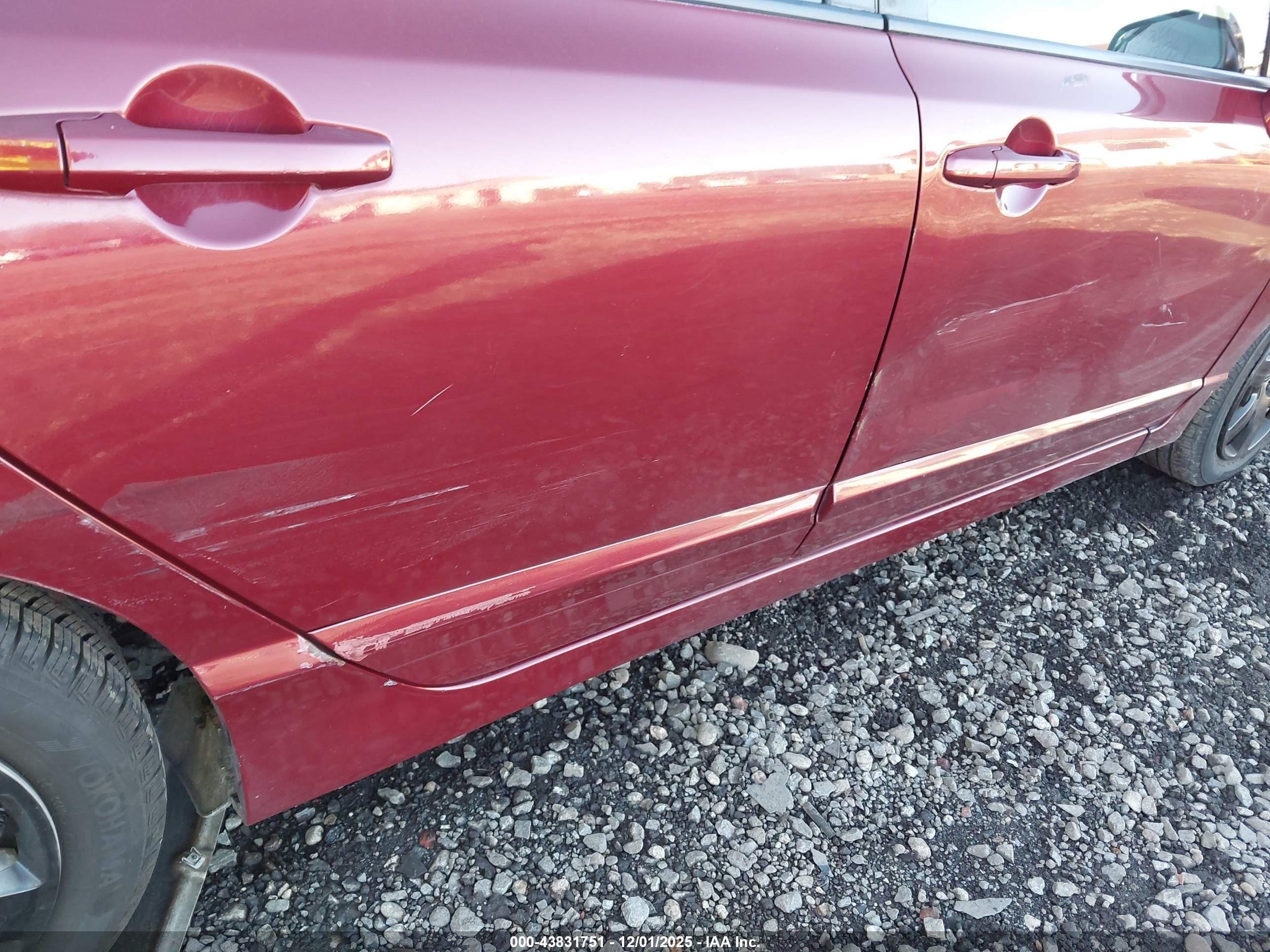 2010 Honda Civic Lx Красный vin: 2HGFA1F51AH535109