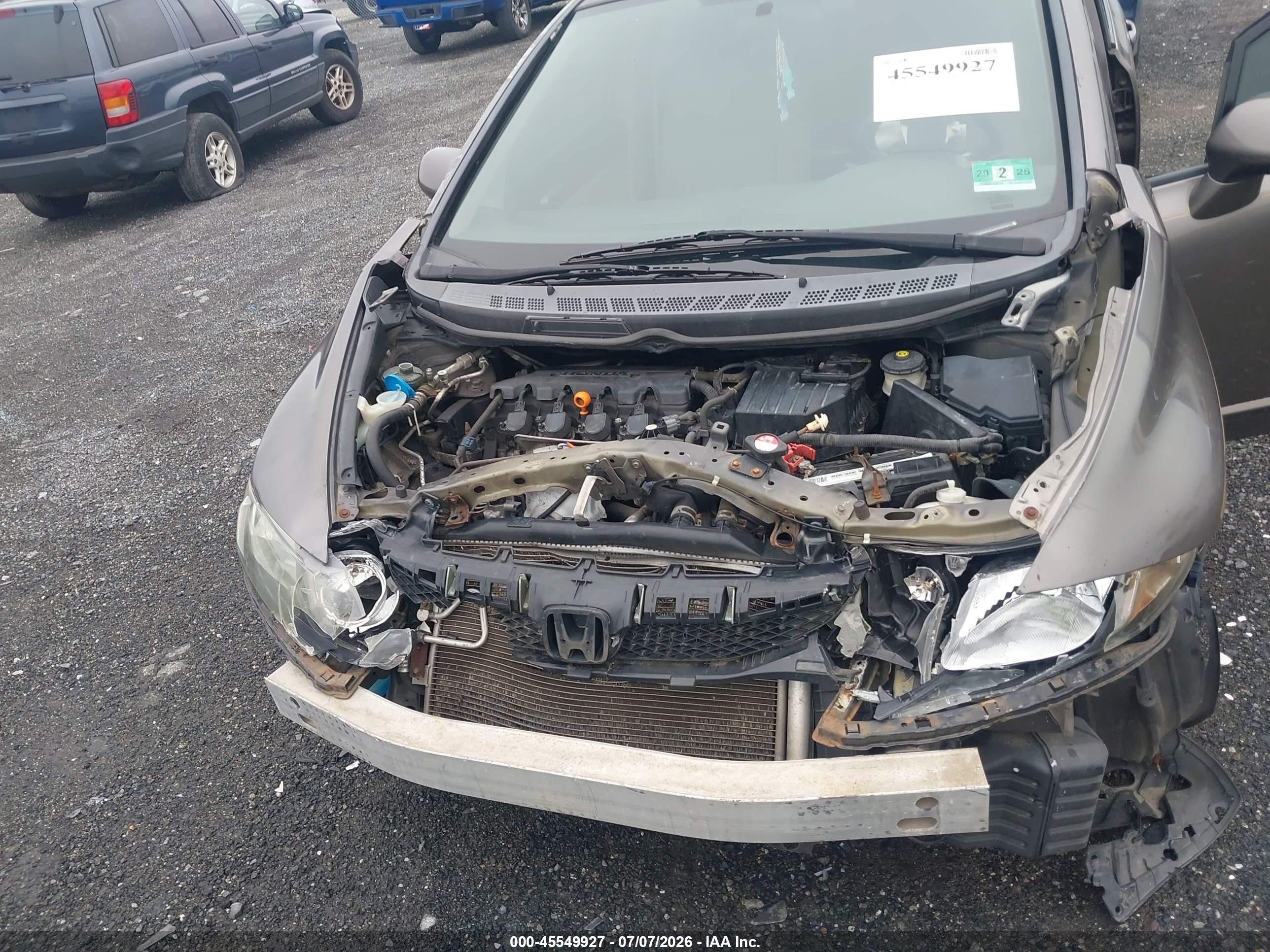 2010 Honda Civic Lx Brown vin: 2HGFA1F51AH540701