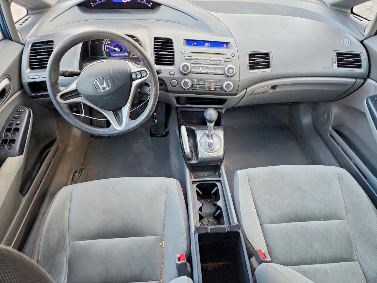 2010 Honda Civic Lx Blue vin: 2HGFA1F51AH540956