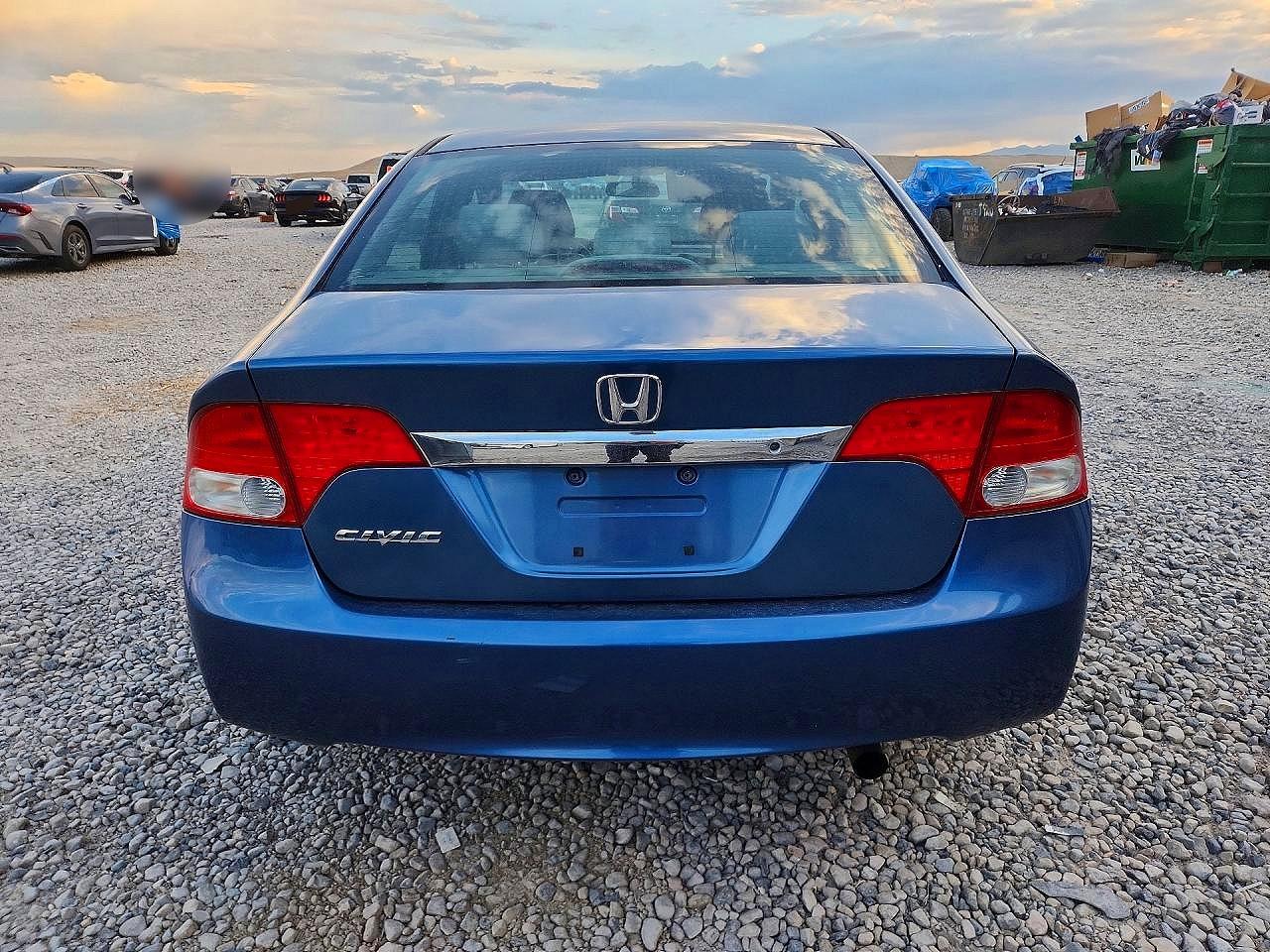 2010 Honda Civic Lx Blue vin: 2HGFA1F51AH540956
