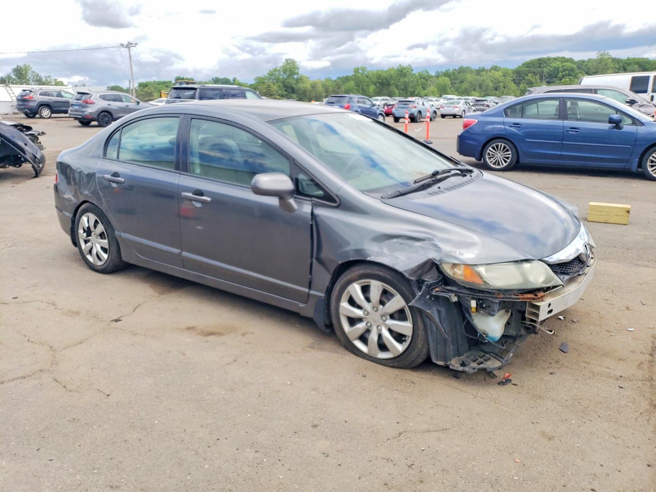 2010 Honda Civic Lx Charcoal vin: 2HGFA1F51AH541427