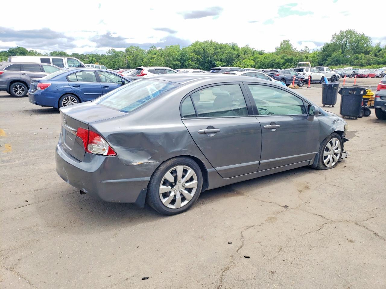 2010 Honda Civic Lx Charcoal vin: 2HGFA1F51AH541427