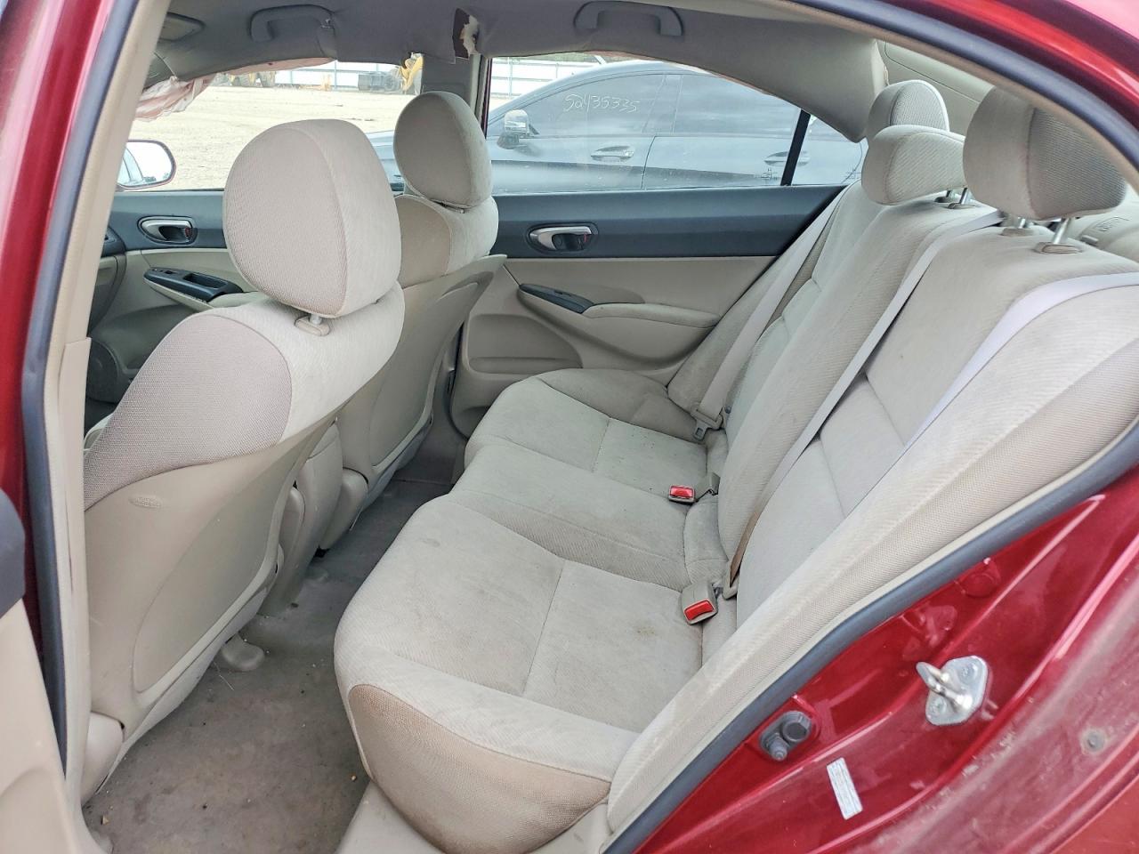 2010 Honda Civic Lx Red vin: 2HGFA1F51AH546725