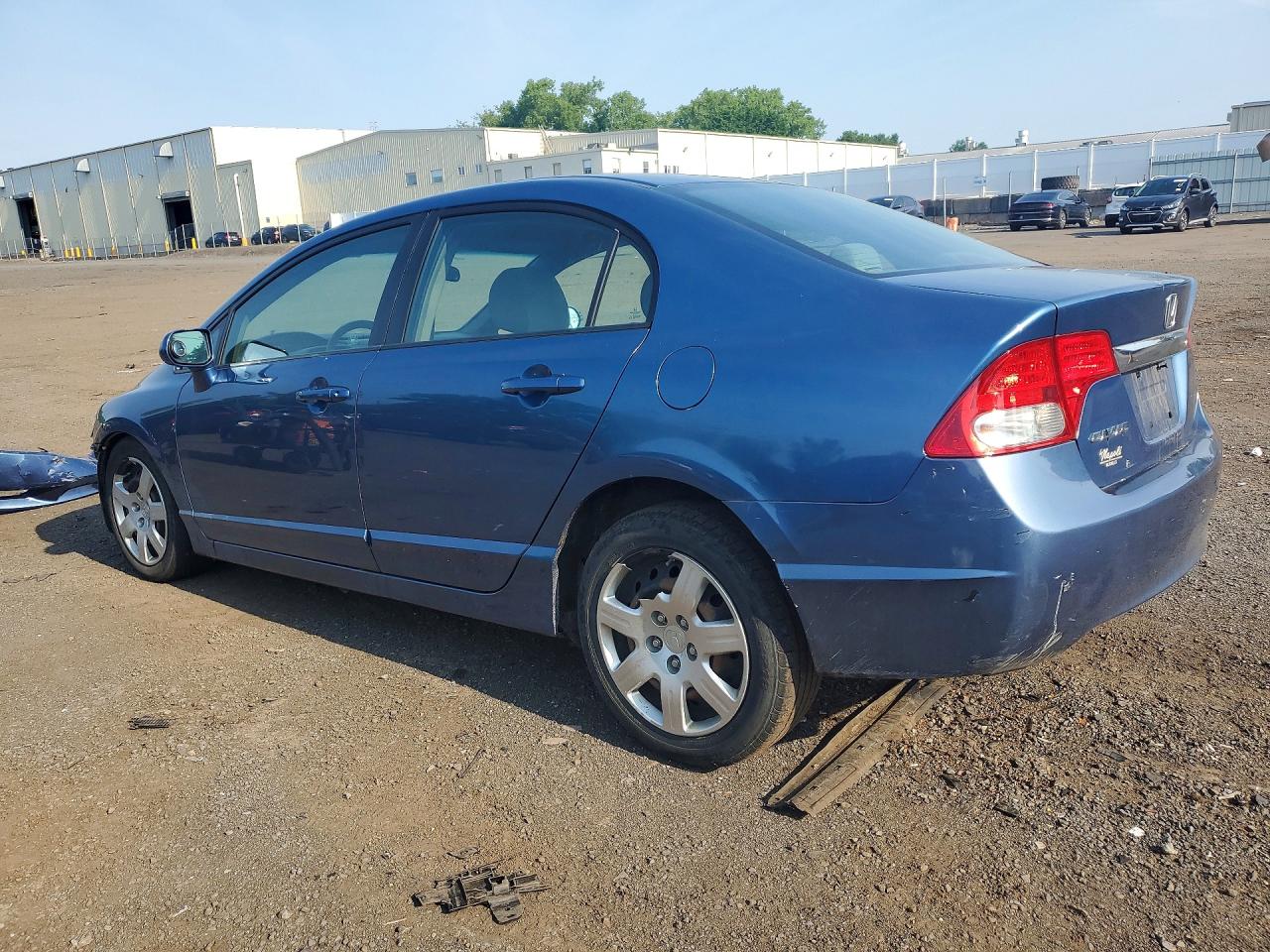 2010 Honda Civic Lx Синий vin: 2HGFA1F51AH550497