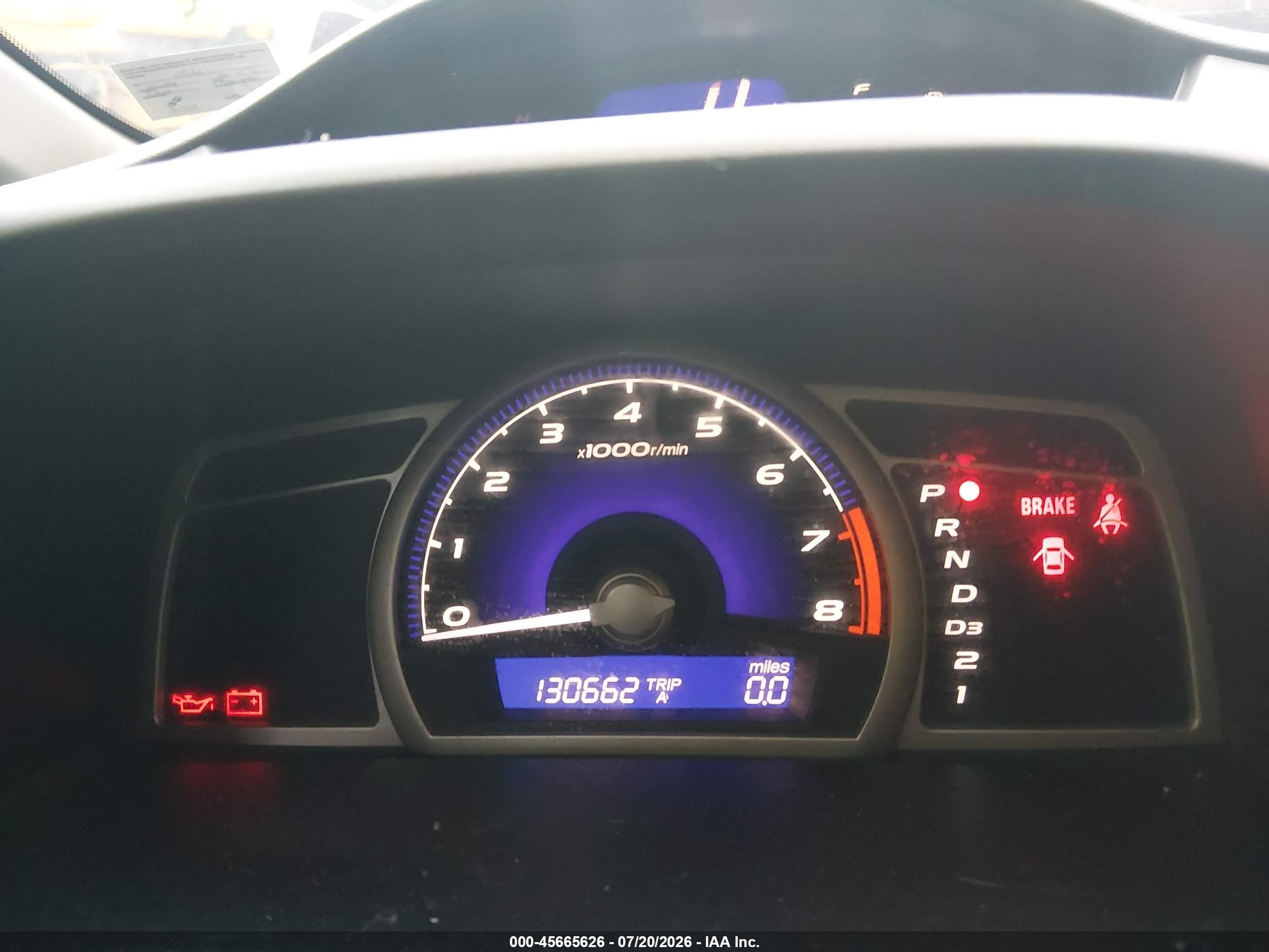 2010 Honda Civic Lx Blue vin: 2HGFA1F51AH560561
