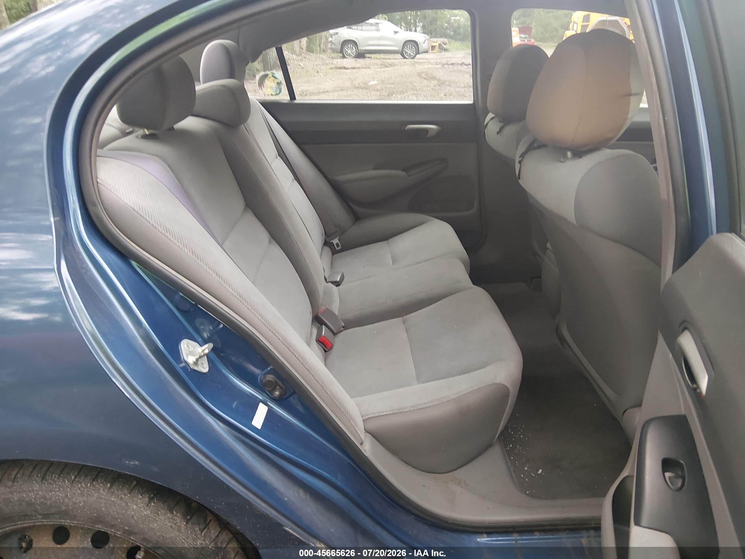 2010 Honda Civic Lx Blue vin: 2HGFA1F51AH560561