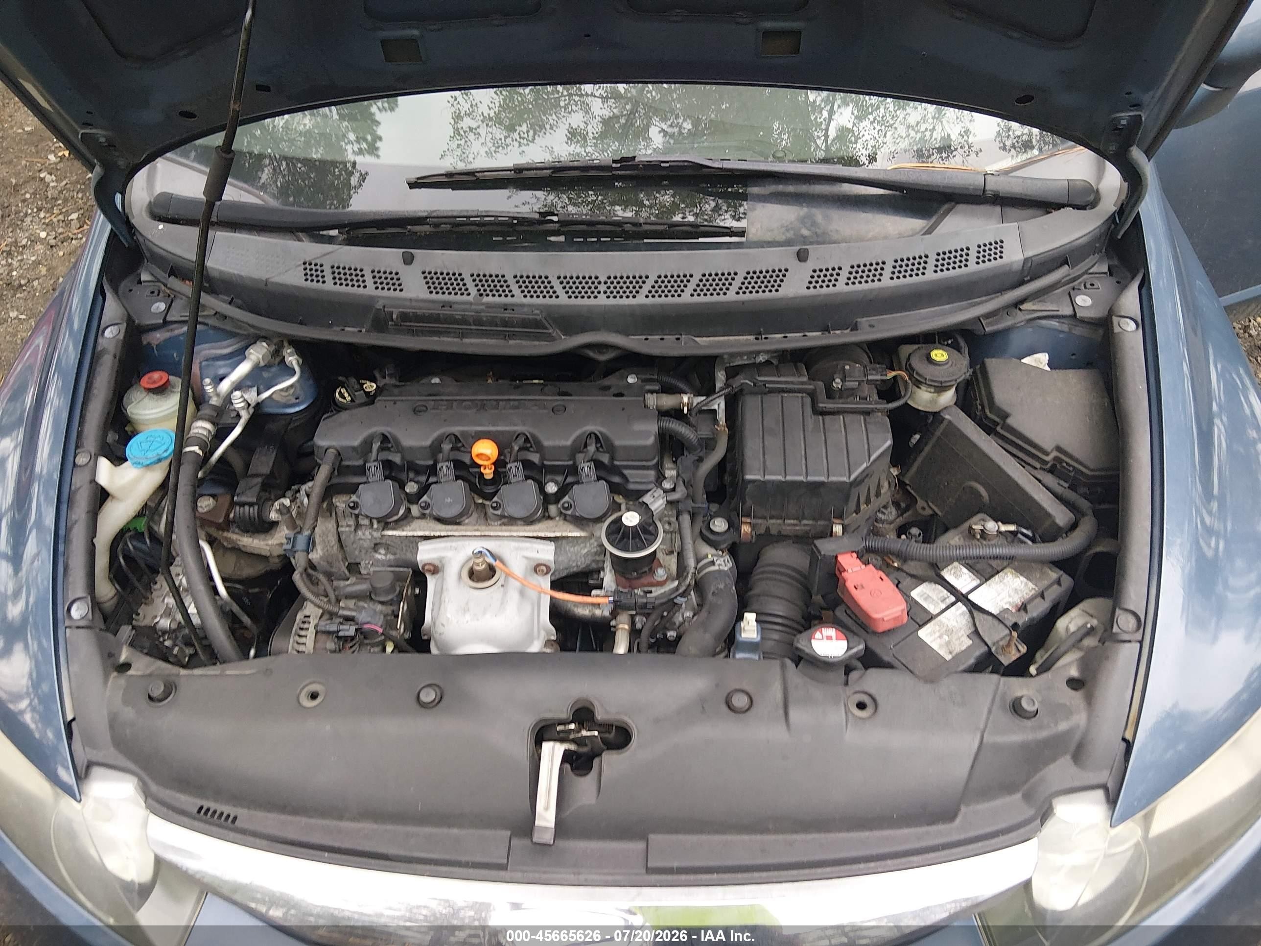 2010 Honda Civic Lx Blue vin: 2HGFA1F51AH560561