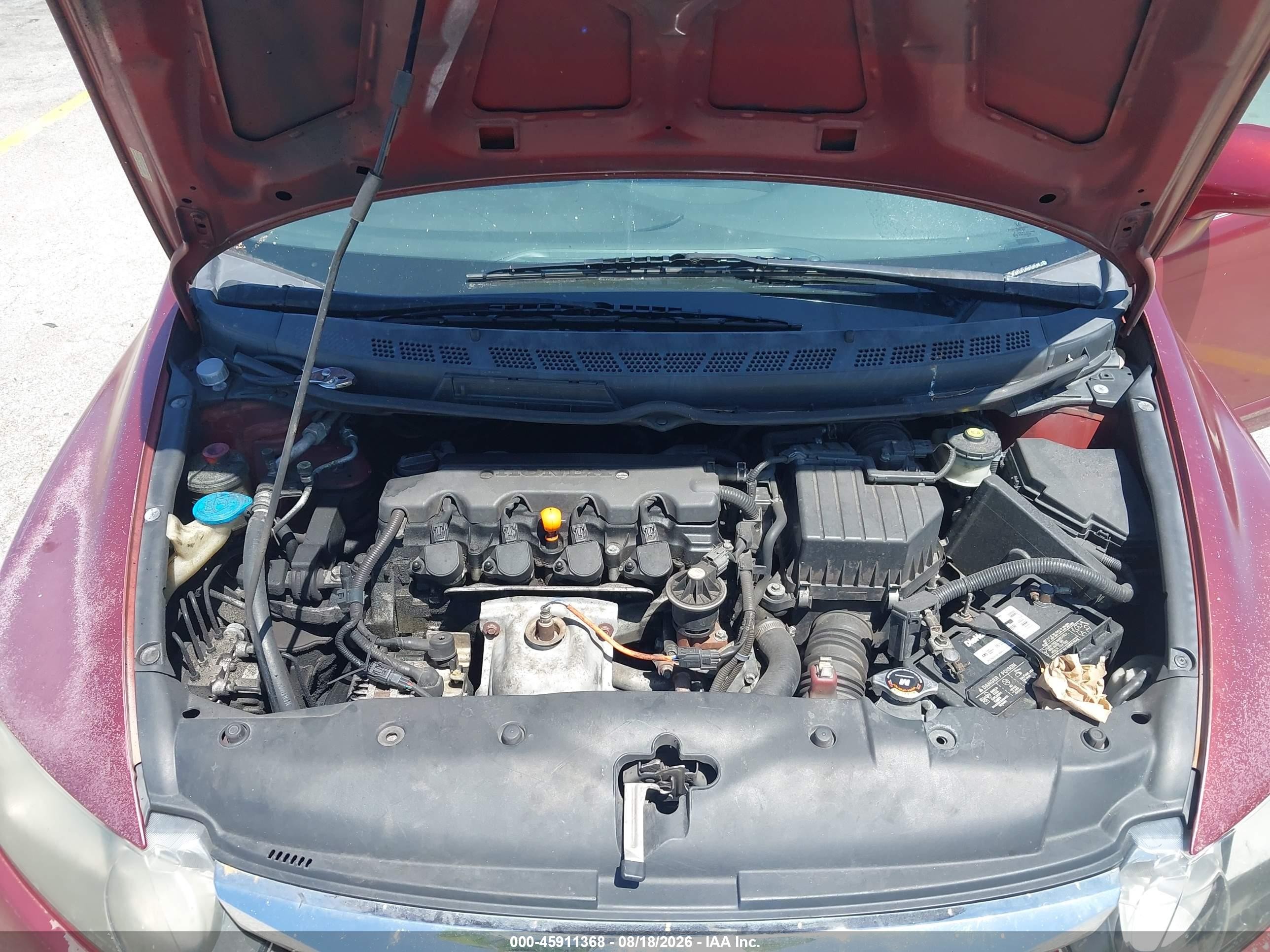 2010 Honda Civic Lx Красный vin: 2HGFA1F51AH560804