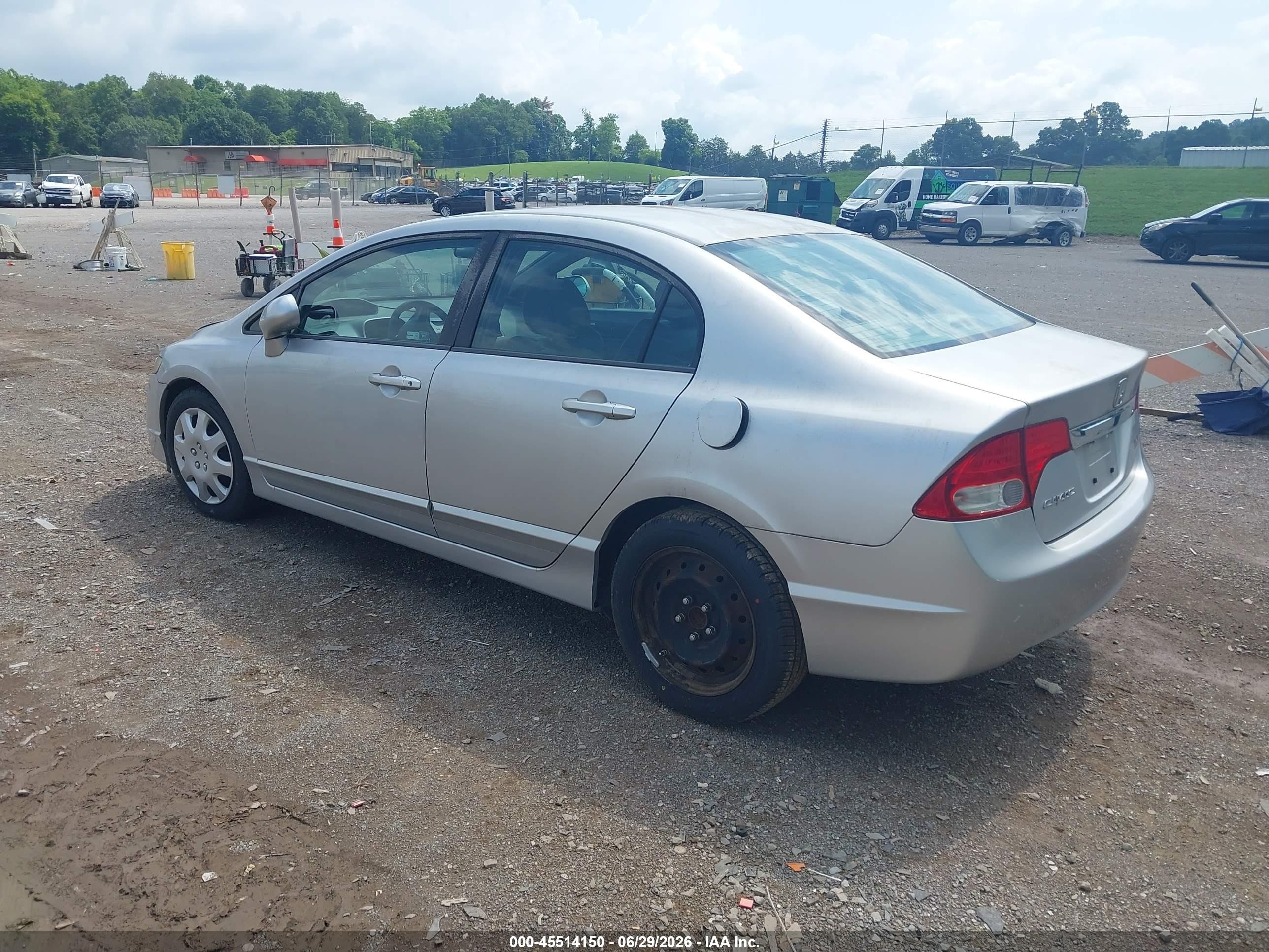2010 Honda Civic Lx Silver vin: 2HGFA1F51AH562813