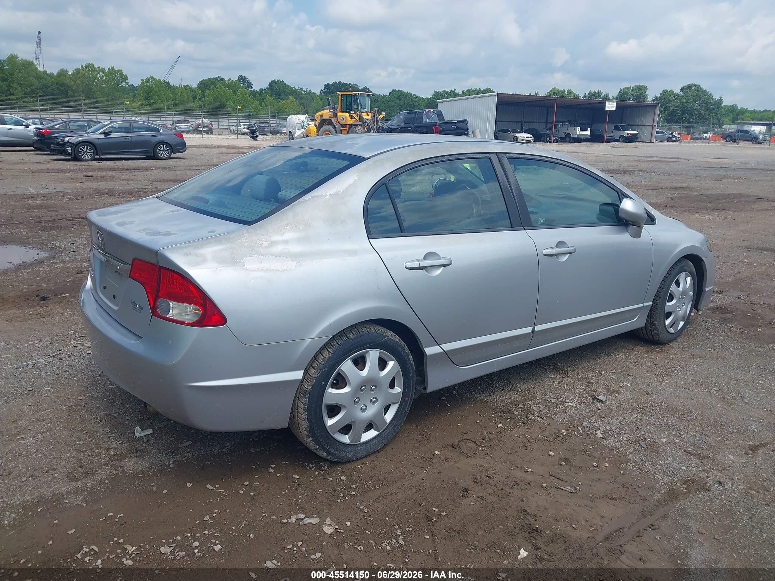 2010 Honda Civic Lx Silver vin: 2HGFA1F51AH562813