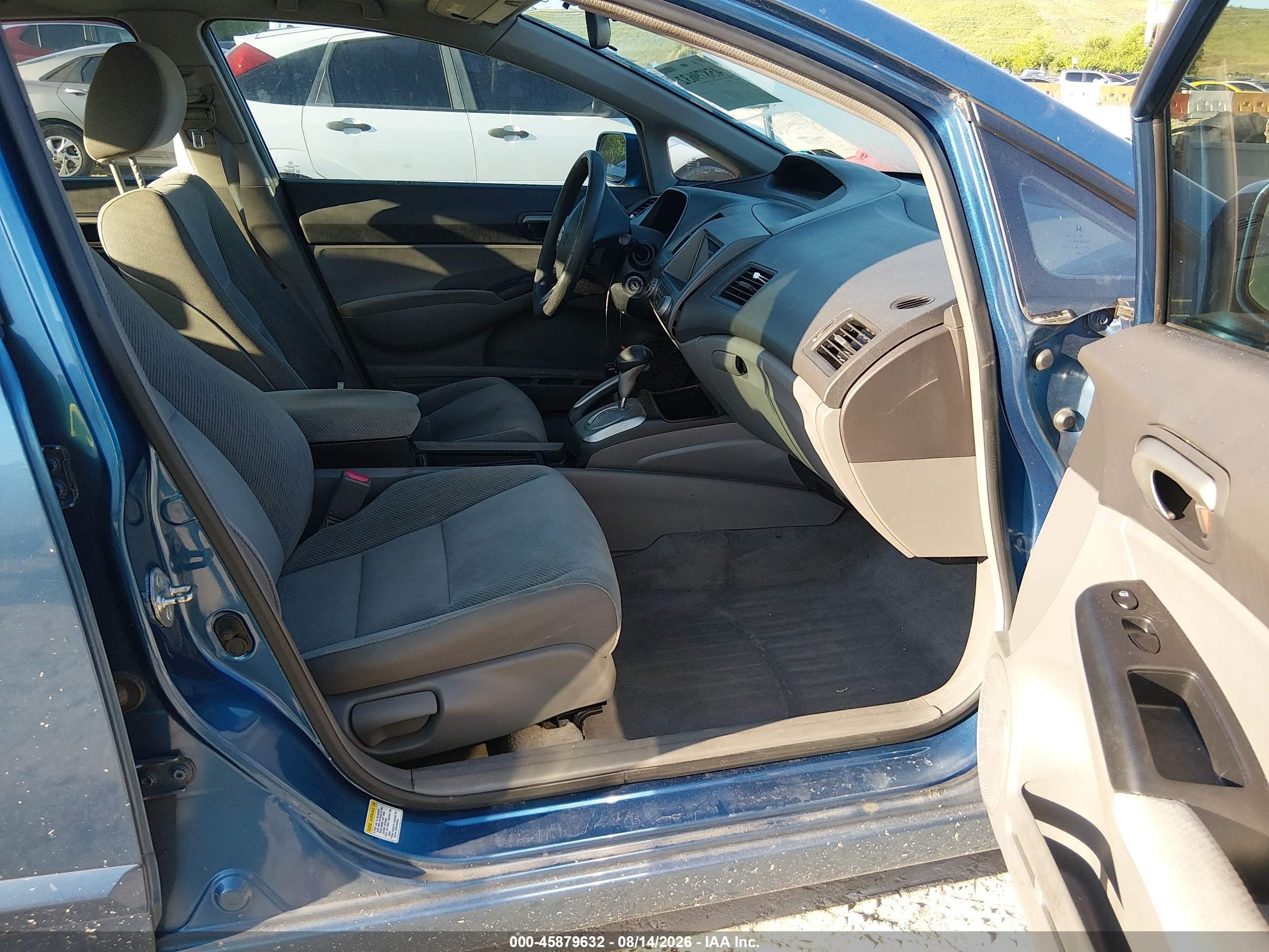 2010 Honda Civic Lx Blue vin: 2HGFA1F51AH563556