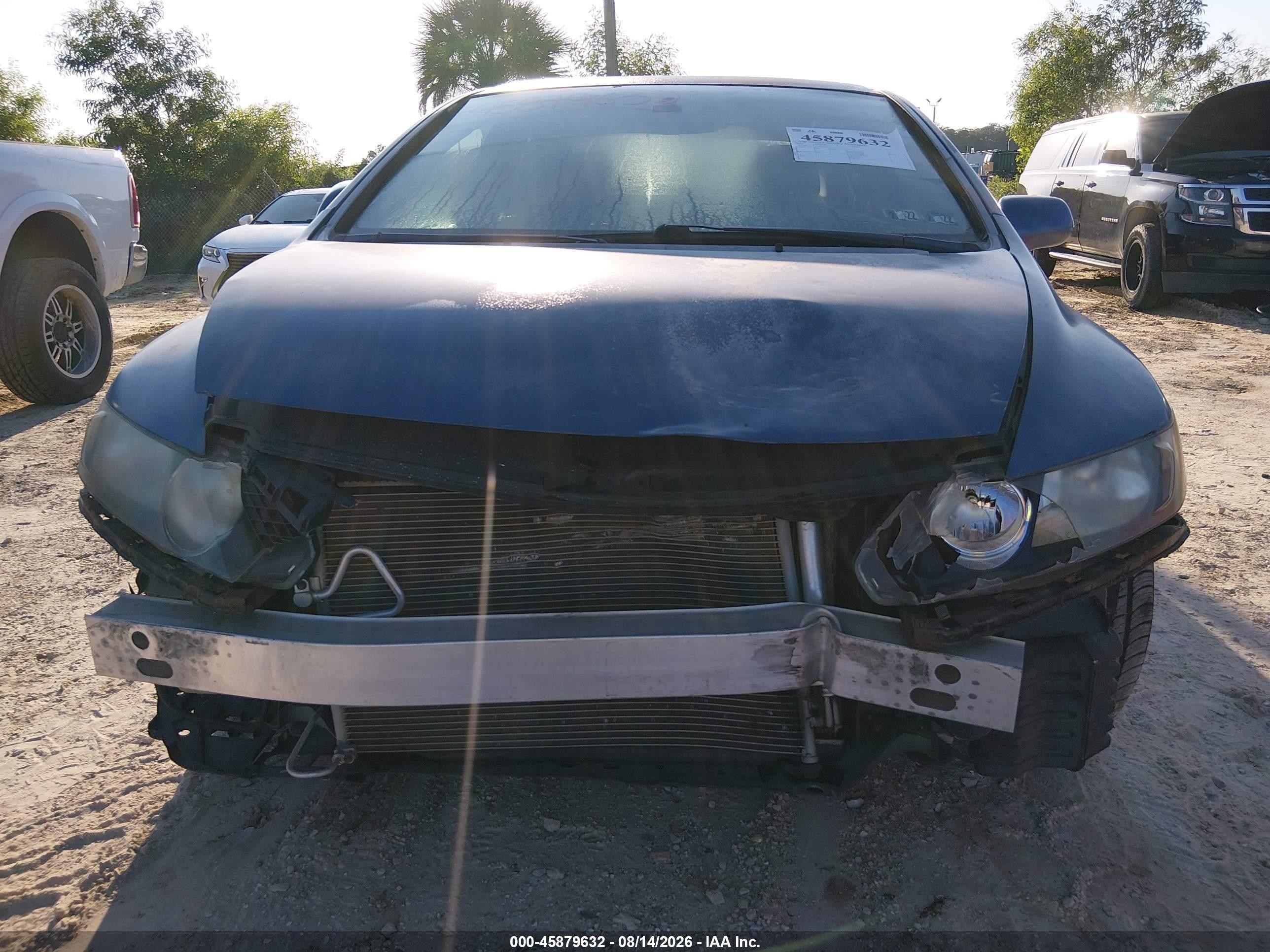 2010 Honda Civic Lx Blue vin: 2HGFA1F51AH563556
