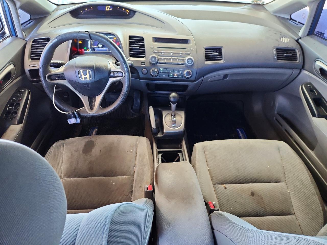 2010 Honda Civic Lx Blue vin: 2HGFA1F51AH563833