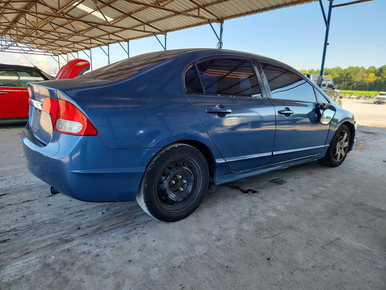 2010 Honda Civic Lx Blue vin: 2HGFA1F51AH563833