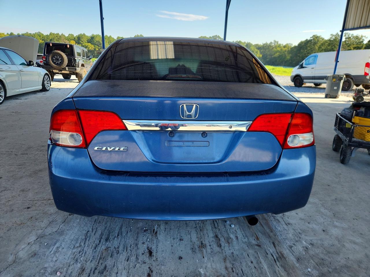 2010 Honda Civic Lx Blue vin: 2HGFA1F51AH563833