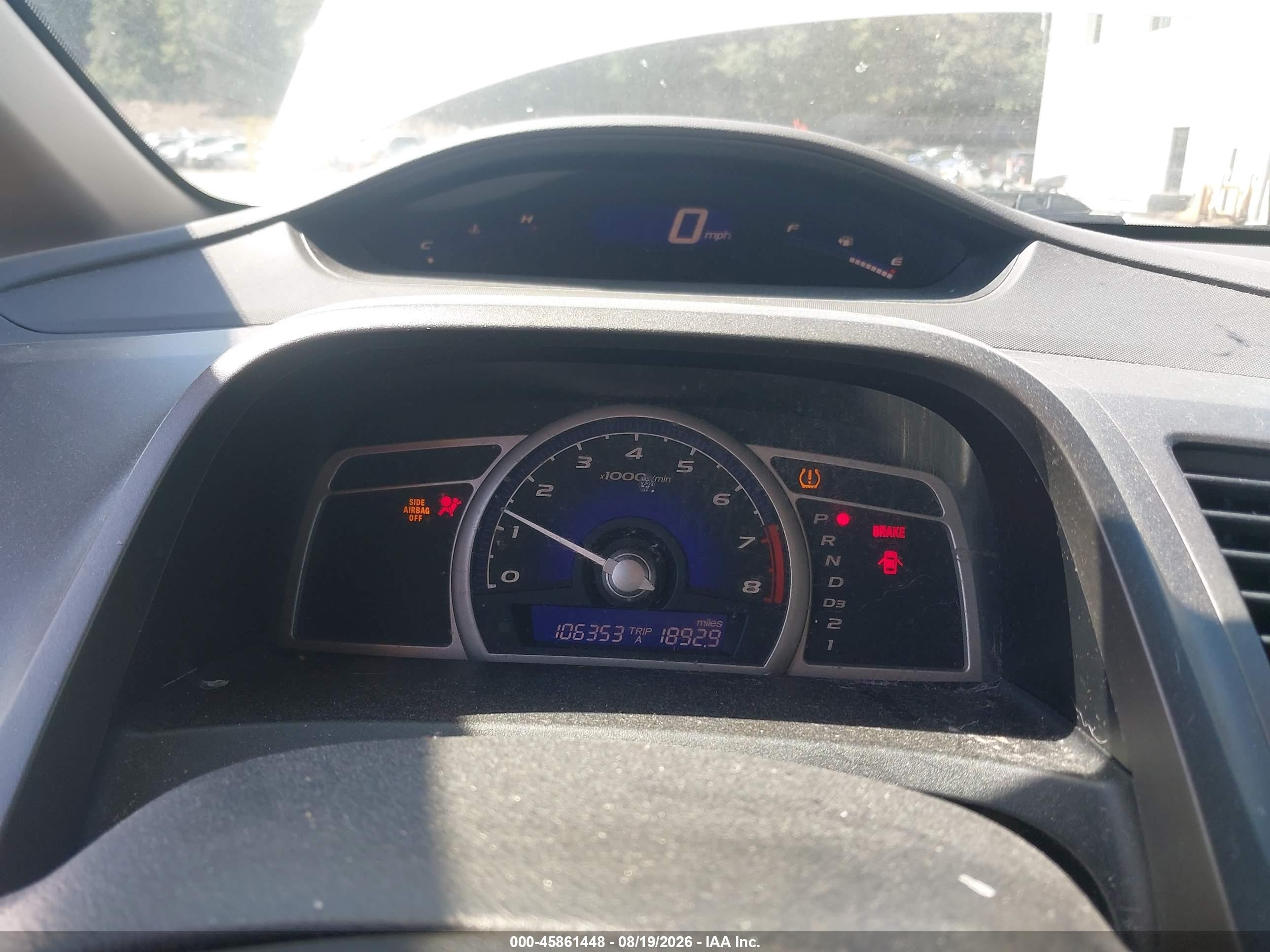 2010 Honda Civic Lx White vin: 2HGFA1F51AH565792
