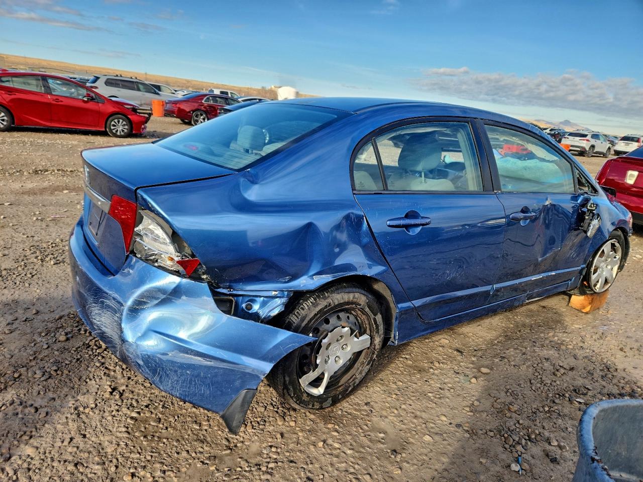 2010 Honda Civic Lx Blue vin: 2HGFA1F51AH566960