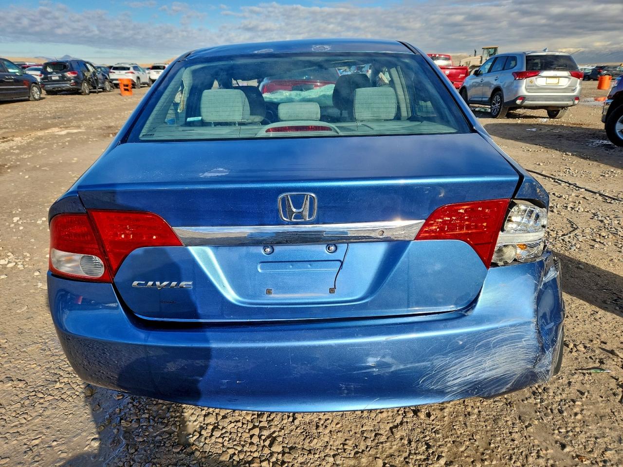2010 Honda Civic Lx Blue vin: 2HGFA1F51AH566960