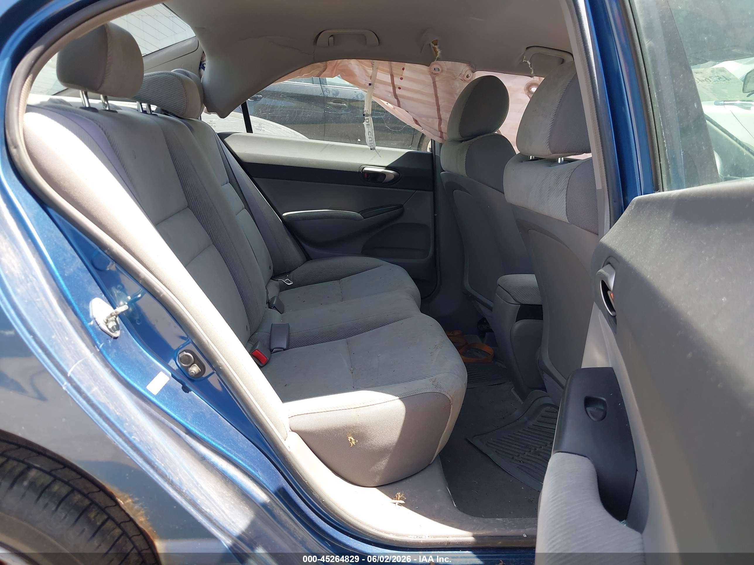 2010 Honda Civic Lx Blue vin: 2HGFA1F51AH576811