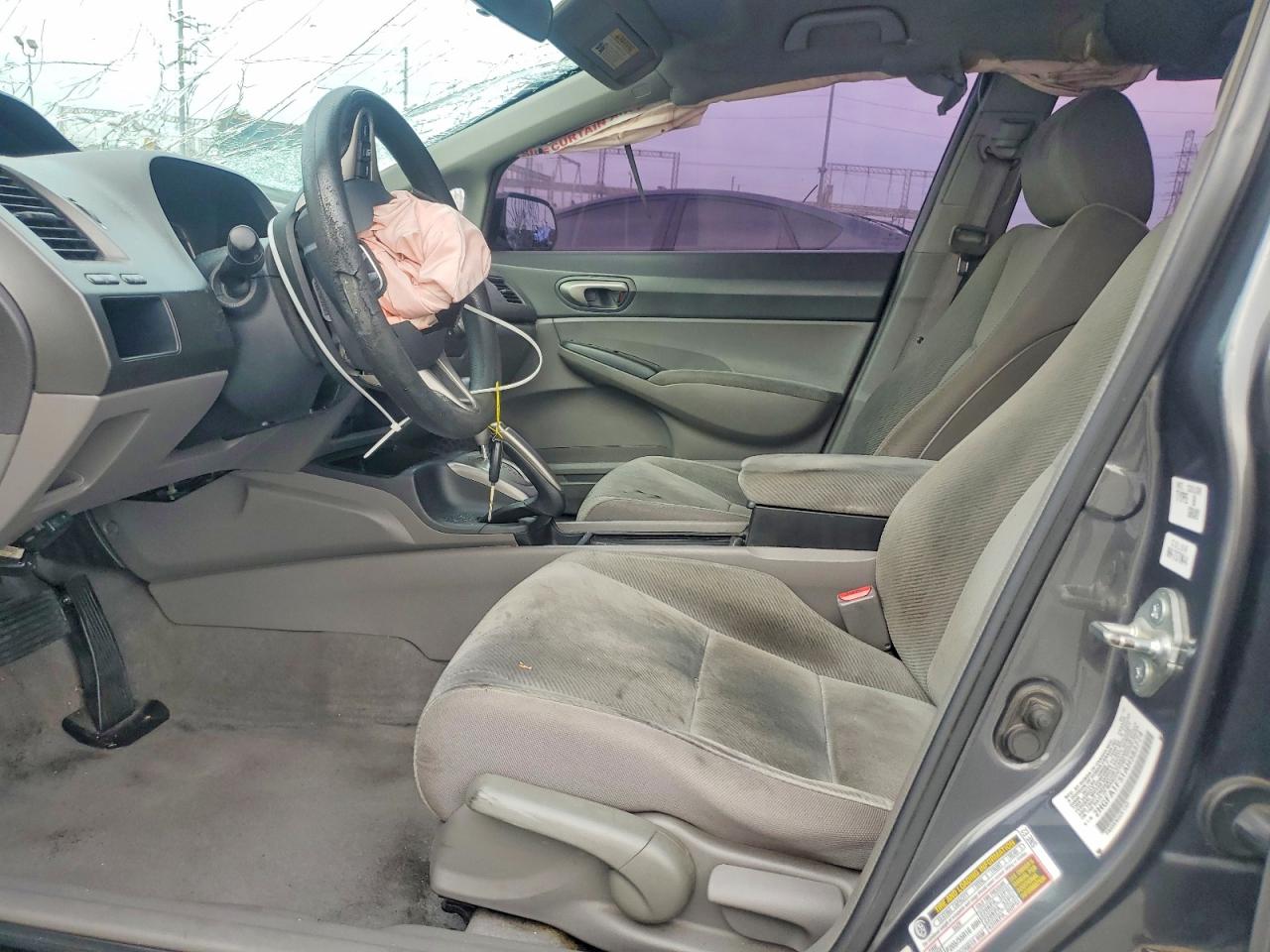 2010 Honda Civic Lx Серый vin: 2HGFA1F51AH583774