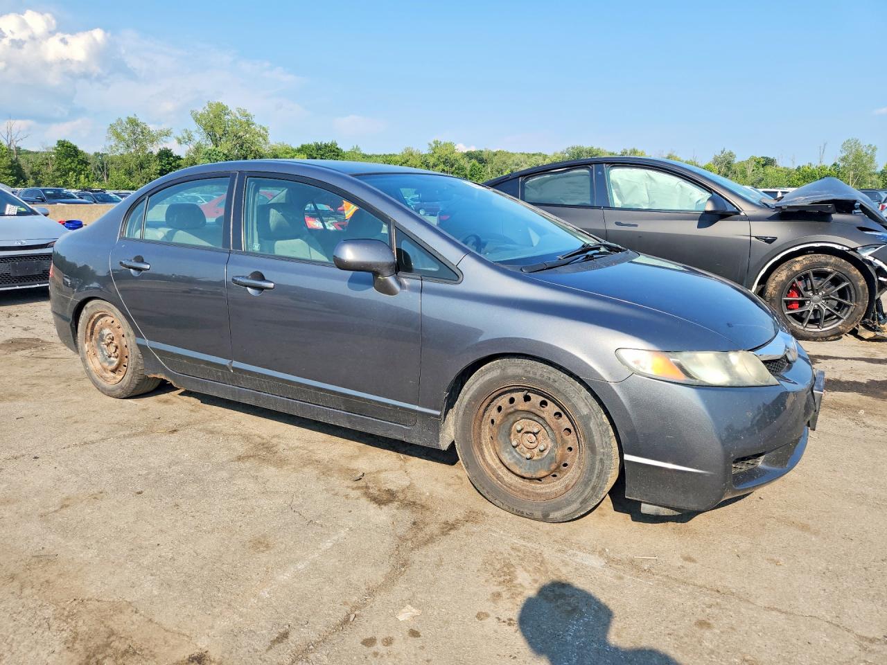 2011 Honda Civic Lx Серый vin: 2HGFA1F51BH302414