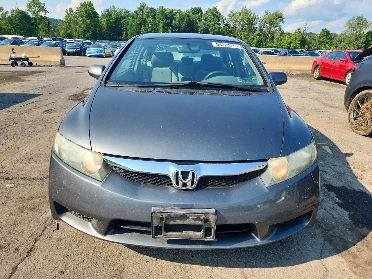 2011 Honda Civic Lx Серый vin: 2HGFA1F51BH302414