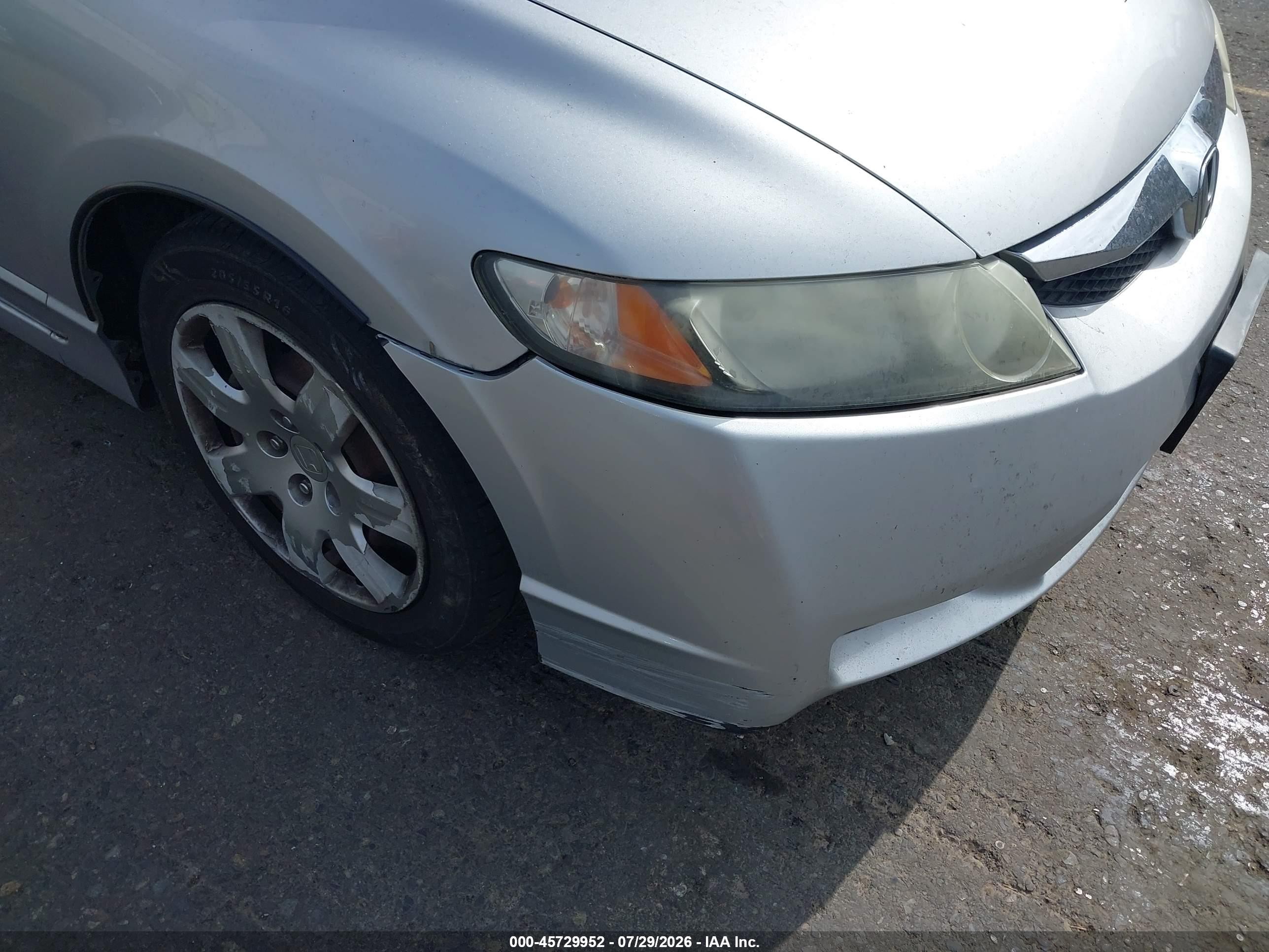 2011 Honda Civic Lx Silver vin: 2HGFA1F51BH302980