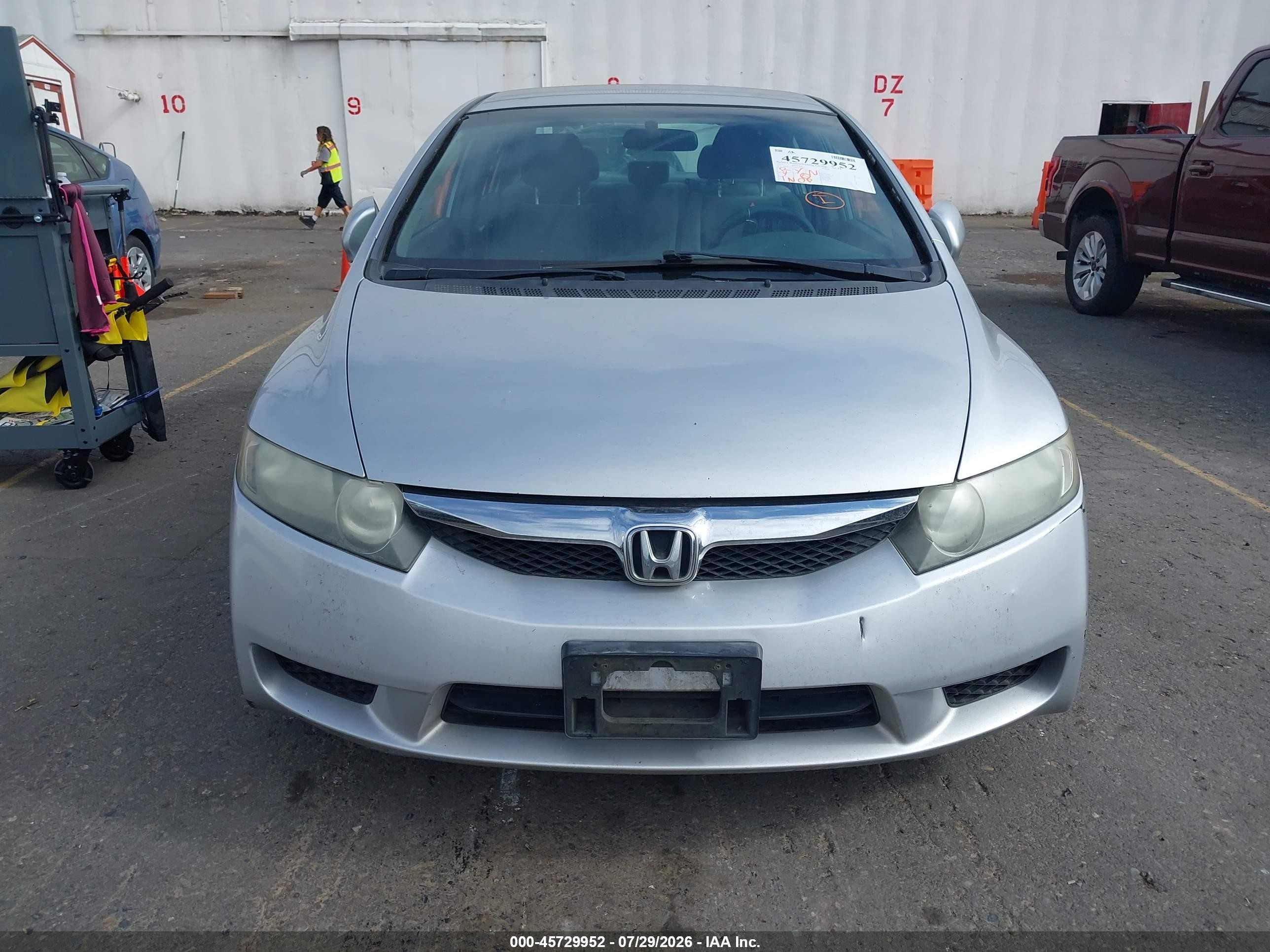 2011 Honda Civic Lx Silver vin: 2HGFA1F51BH302980
