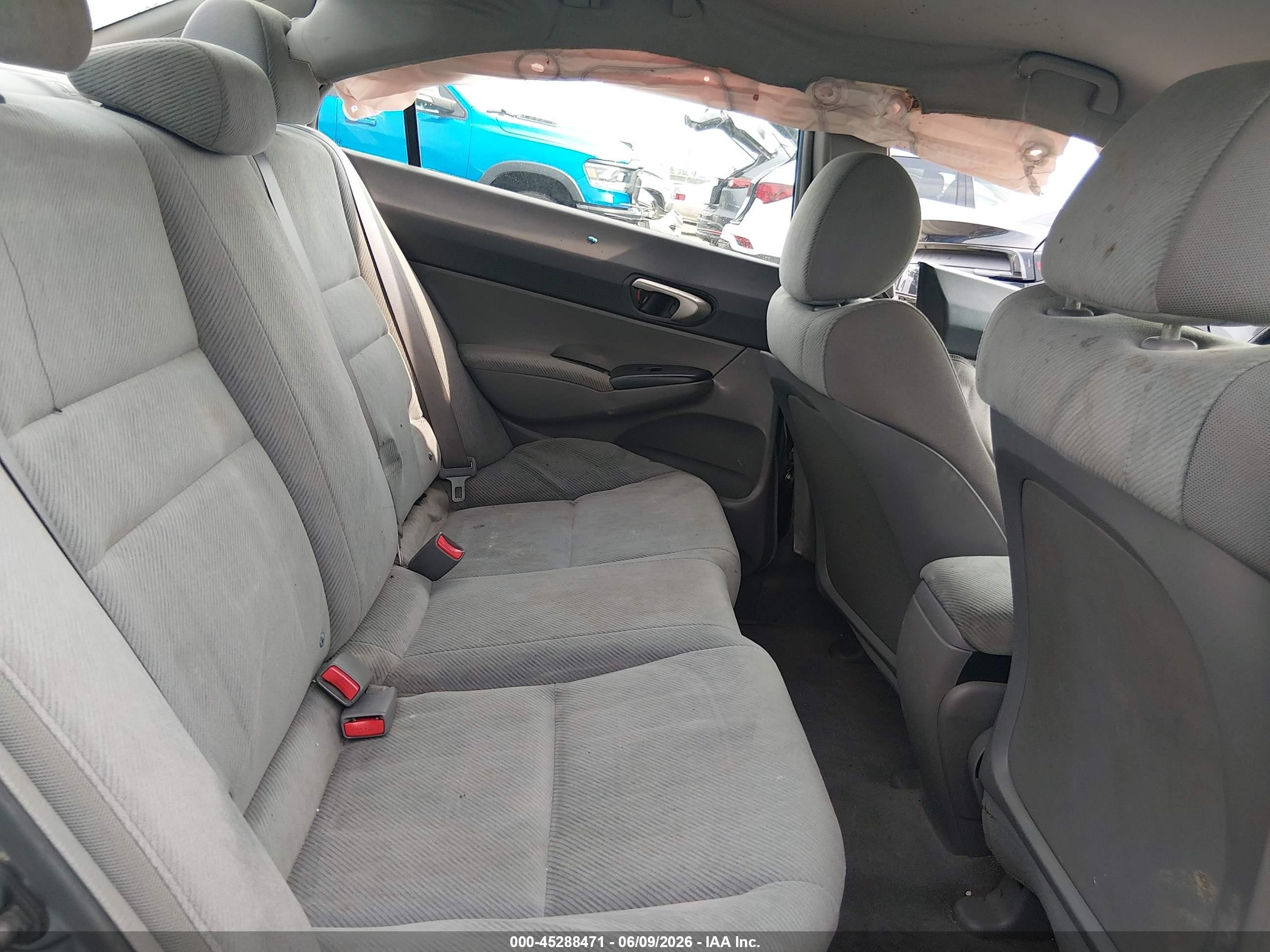 2011 Honda Civic Lx Gray vin: 2HGFA1F51BH303675