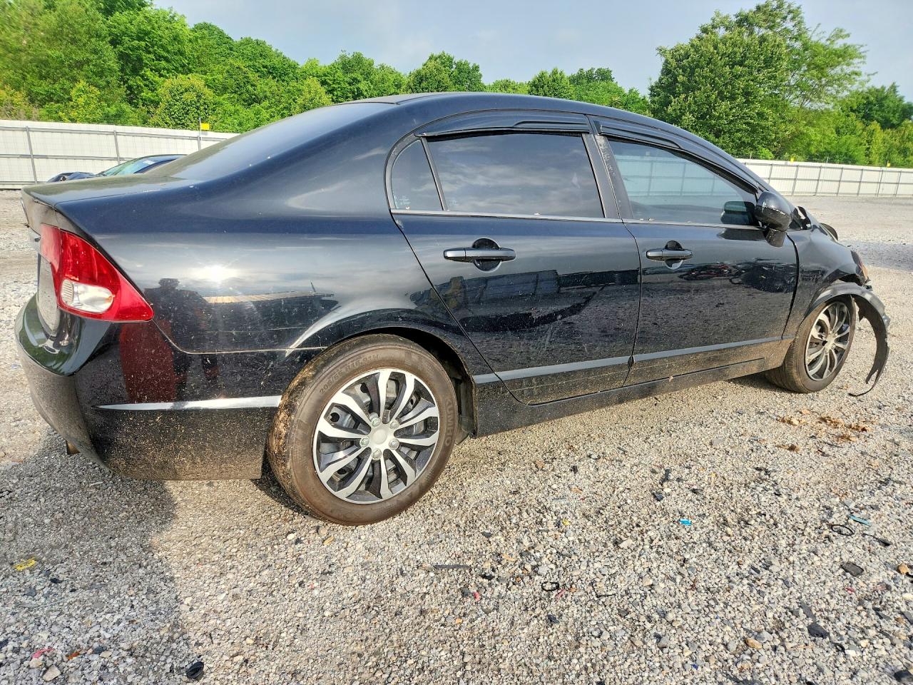 2011 Honda Civic Lx Black vin: 2HGFA1F51BH304681