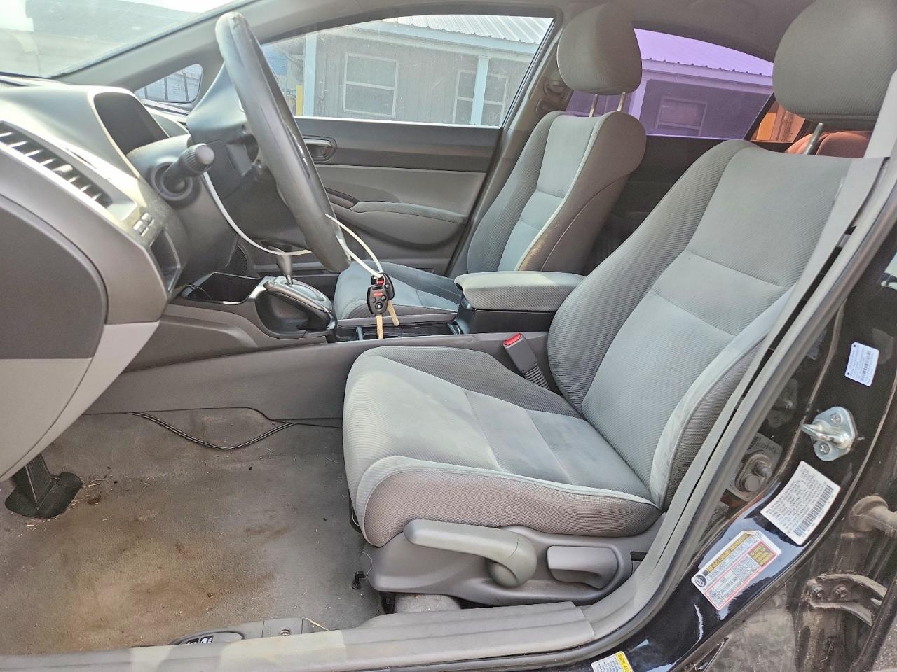 2011 Honda Civic Lx Black vin: 2HGFA1F51BH304681