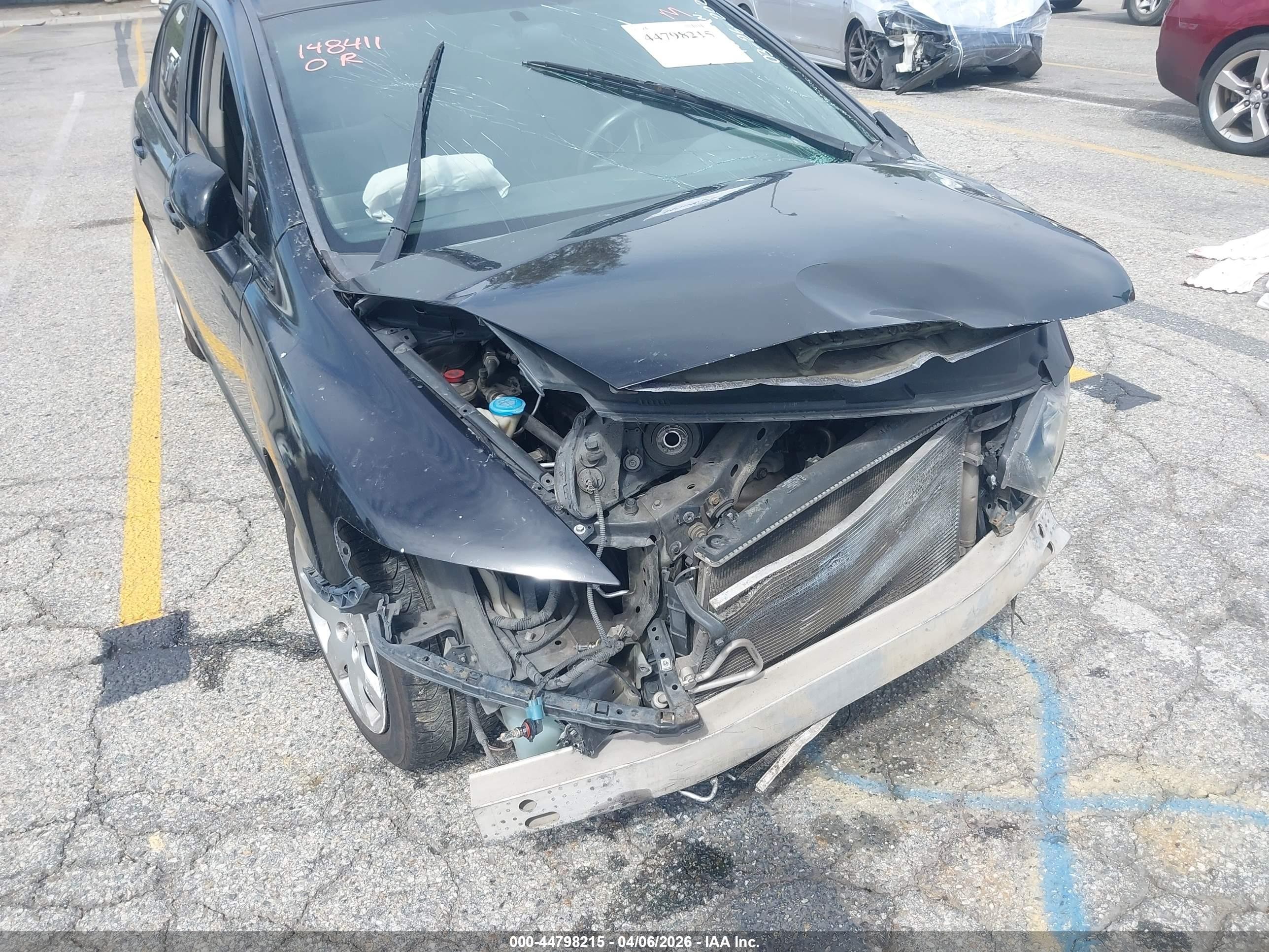 2011 Honda Civic Lx Черный vin: 2HGFA1F51BH308908