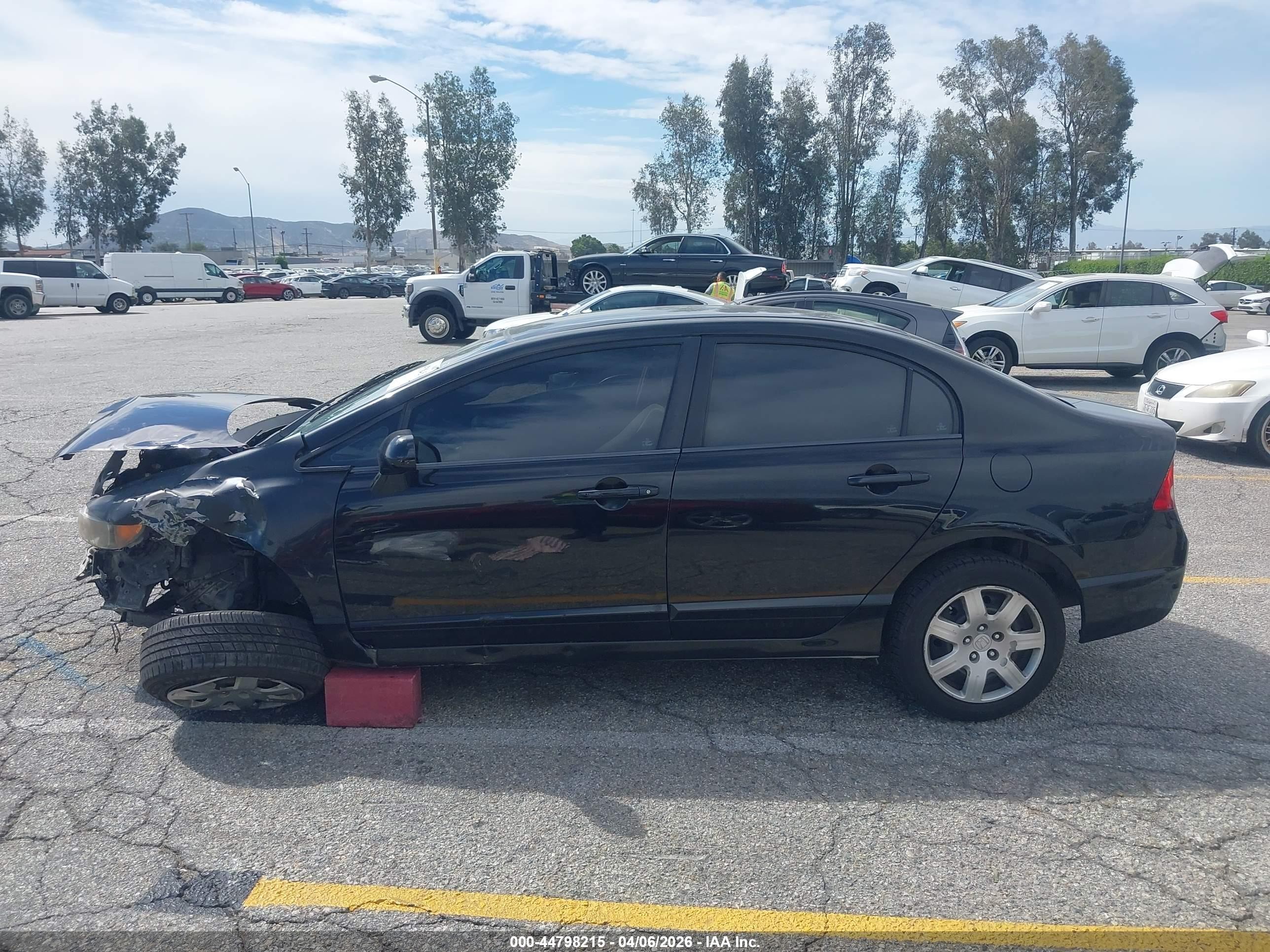 2011 Honda Civic Lx Черный vin: 2HGFA1F51BH308908