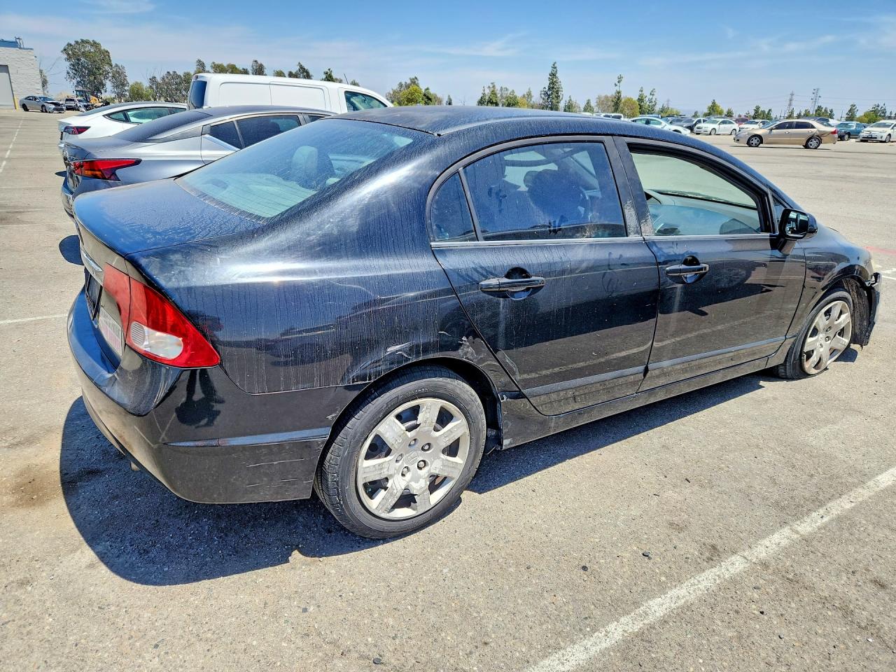 2011 Honda Civic Lx Black vin: 2HGFA1F51BH308911