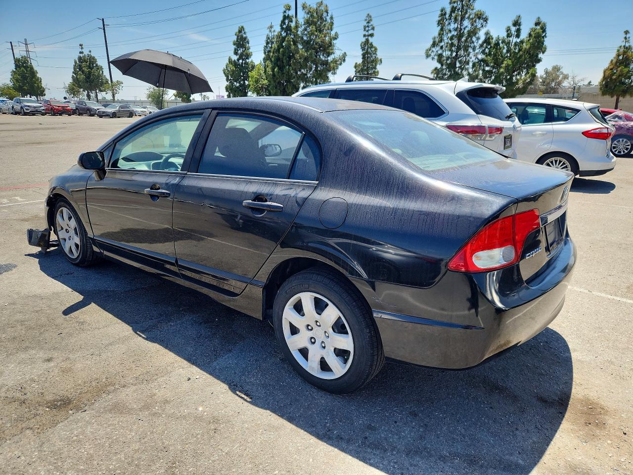2011 Honda Civic Lx Black vin: 2HGFA1F51BH308911